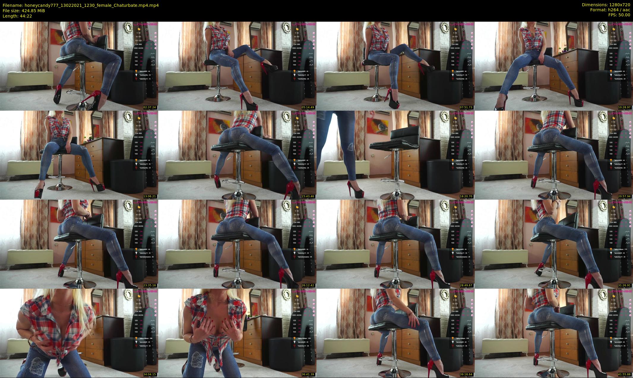 honeycandy777 — 45 minute Chaturbate couple cam show recording, 720p, Feb 13, 2021