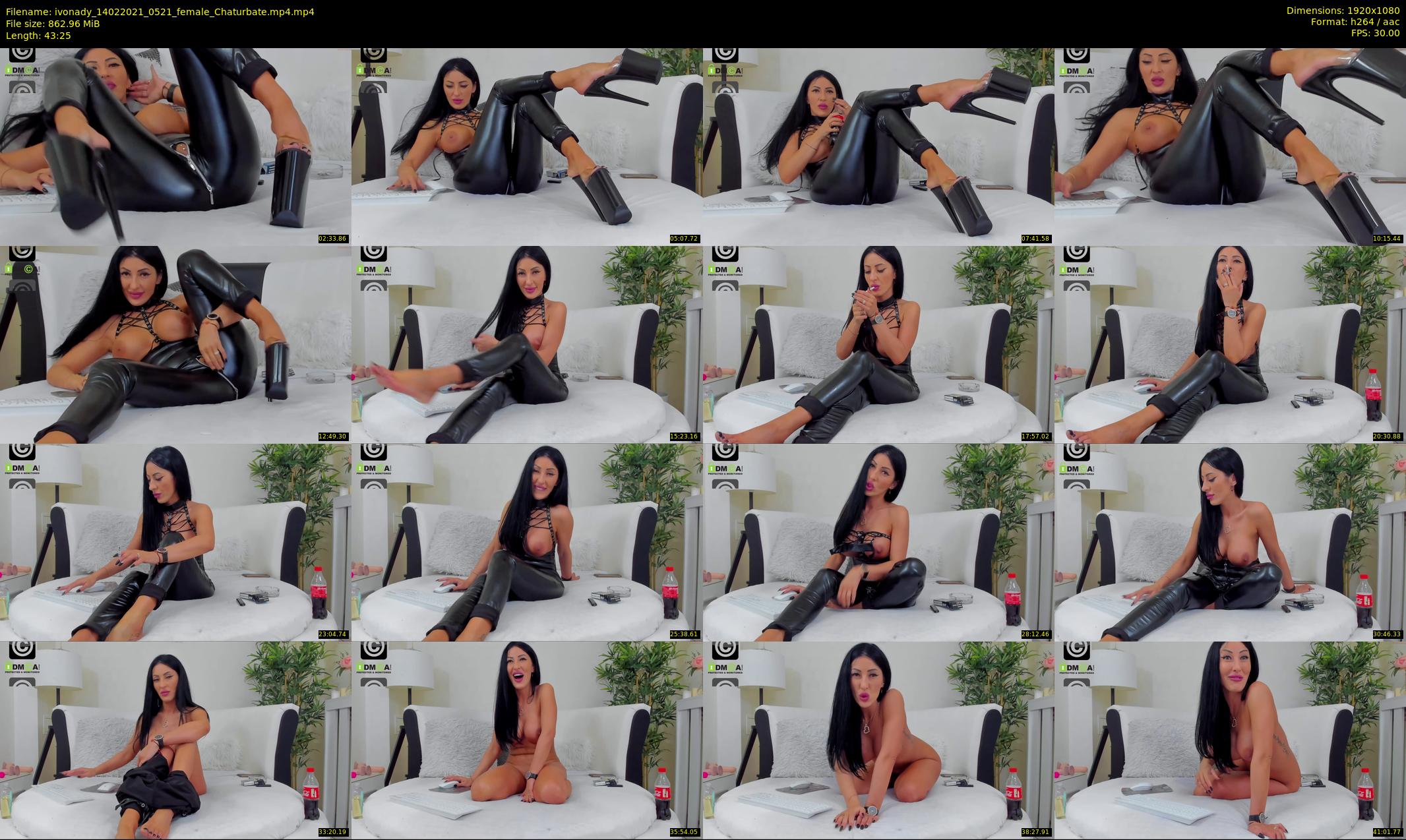 ivonady — 44 minute Chaturbate female cam show recording, 1080p, Feb 14, 2021