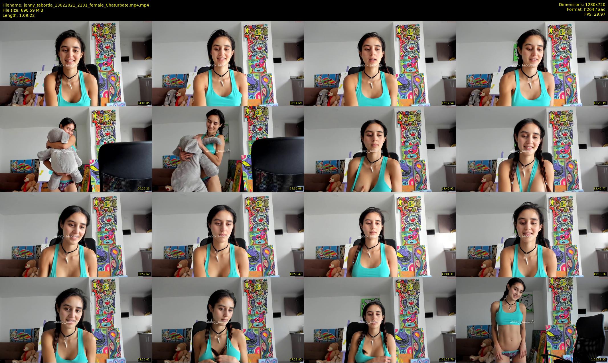 jenny_taborda — 70 minute Chaturbate female cam show recording, 720p, Feb 13, 2021