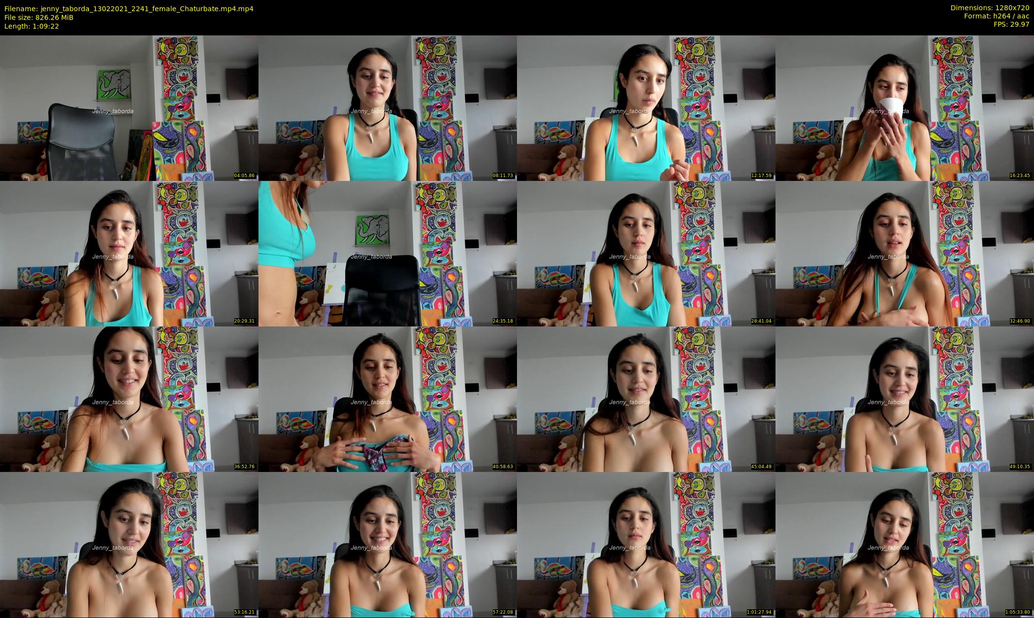 jenny_taborda — 70 minute Chaturbate female cam show recording, 720p, Feb 13, 2021