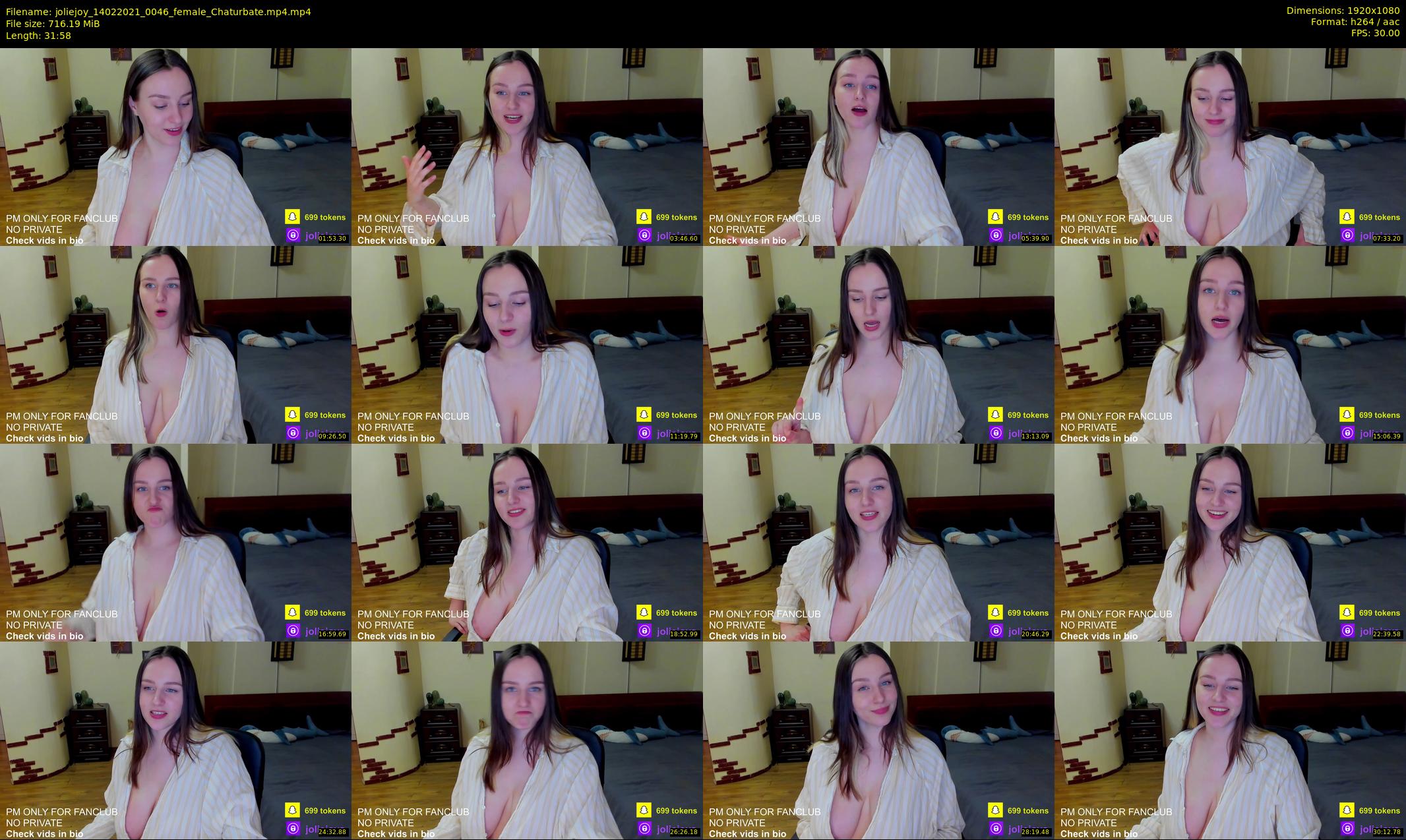 joliejoy — 32 minute Chaturbate female cam show recording, 1080p, Feb 14, 2021