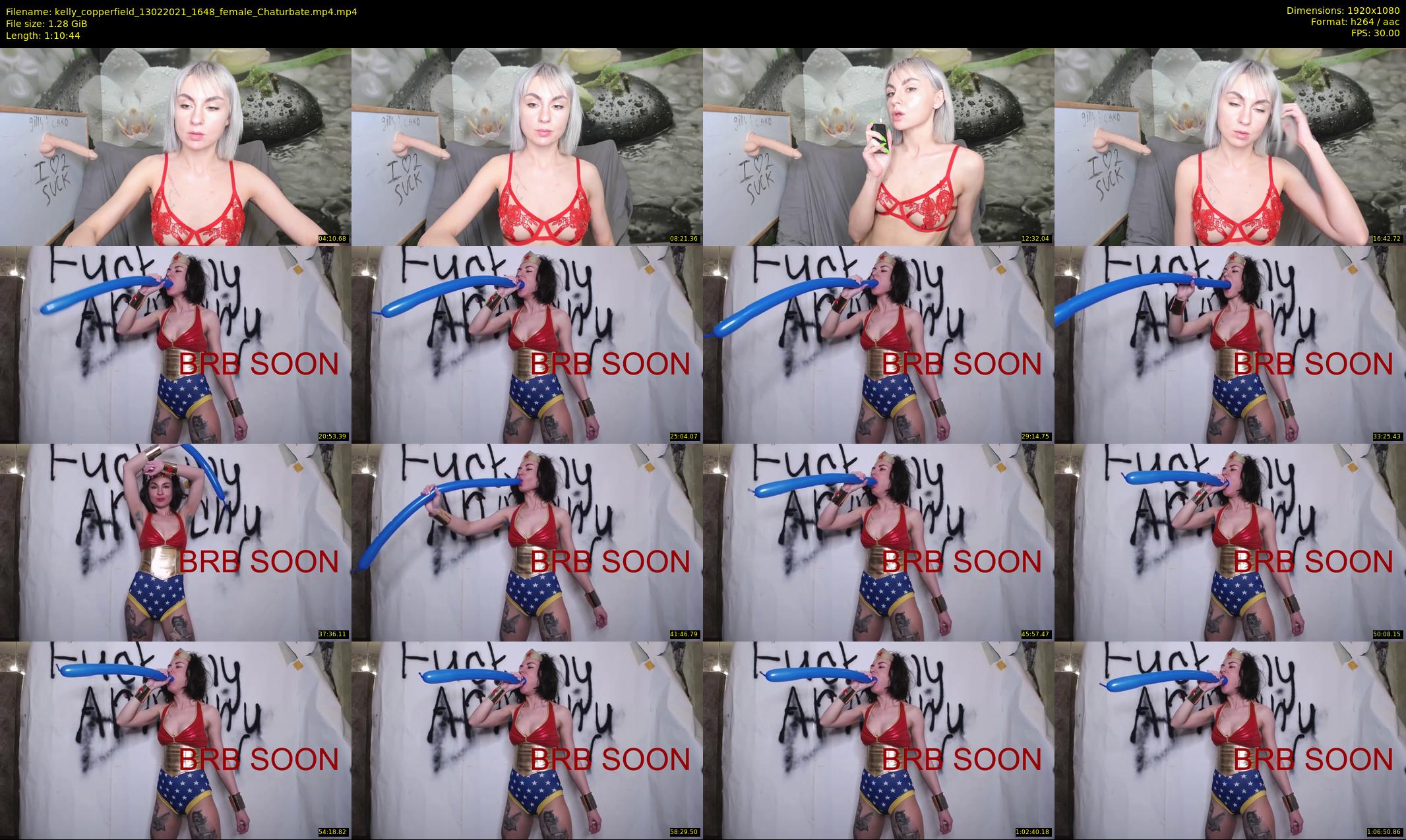 kelly_copperfield — 71 minute Chaturbate female cam show recording, 1080p, Feb 13, 2021