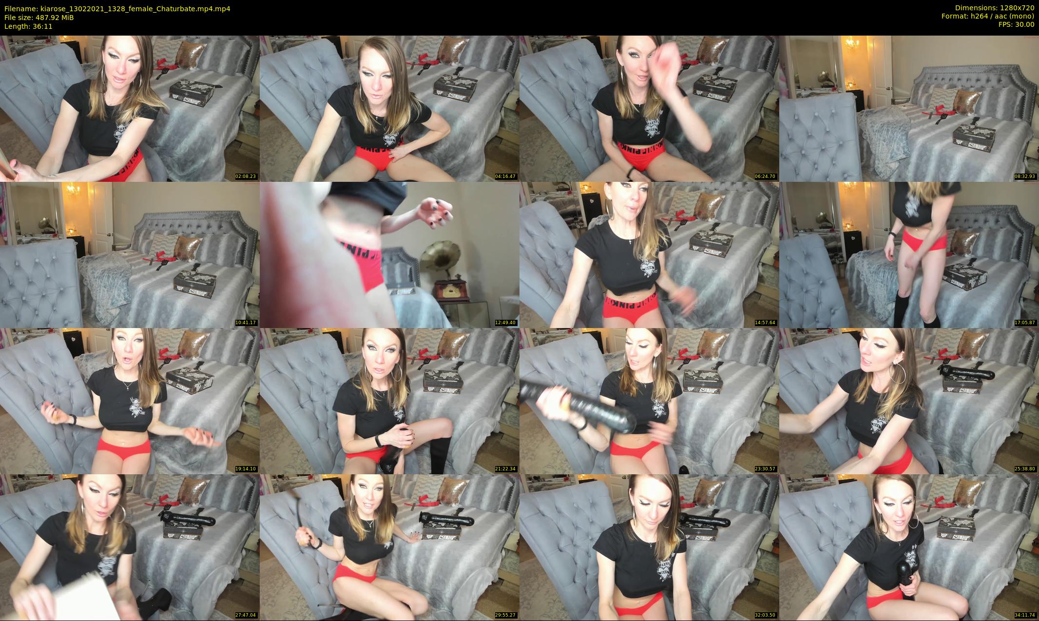 kiarose — 37 minute Chaturbate female cam show recording, 720p, Feb 13, 2021