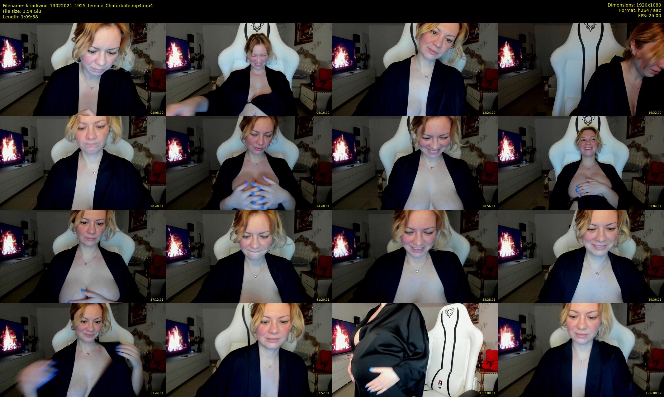 kiradivine — 70 minute Chaturbate female cam show recording, 1080p, Feb 13, 2021
