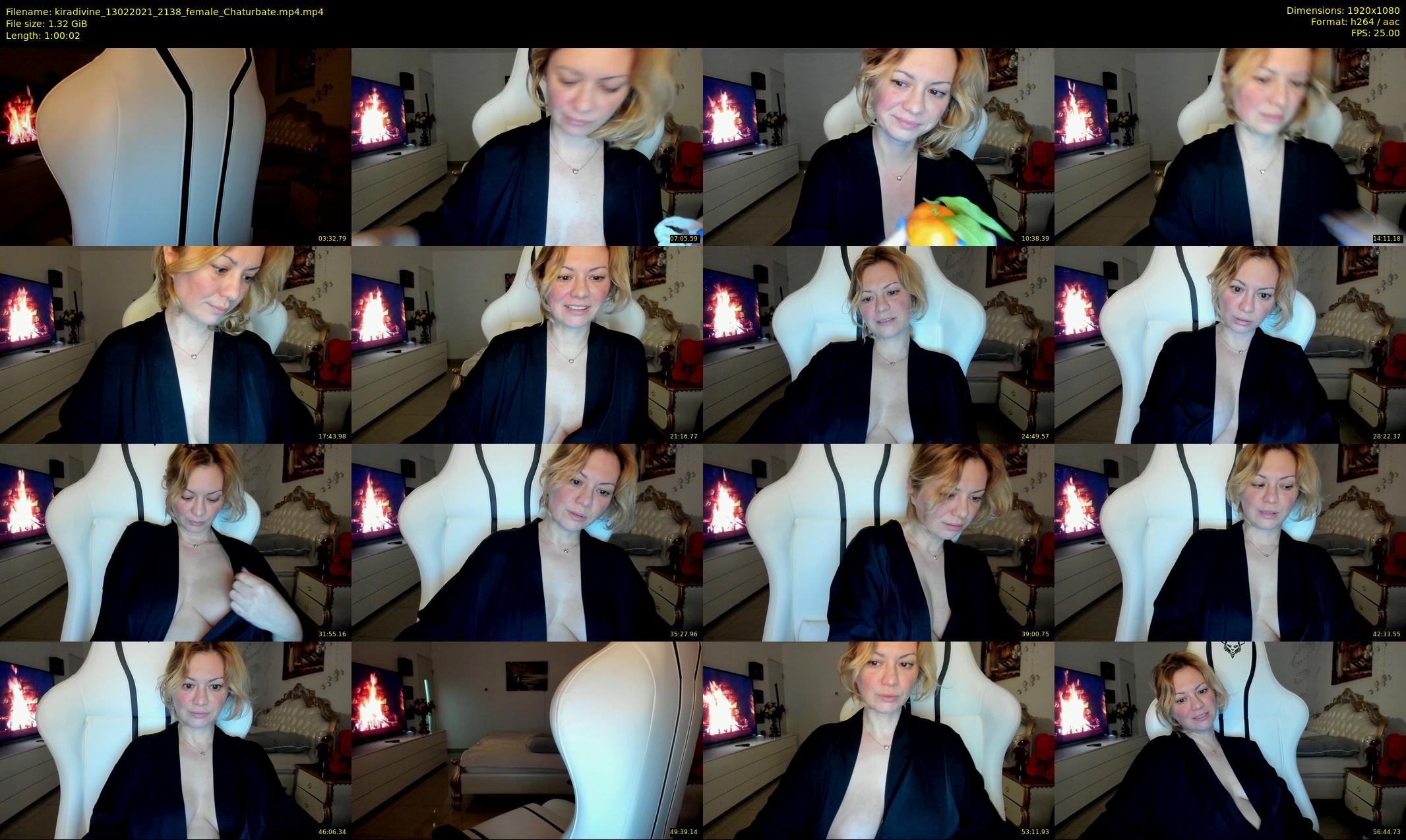 kiradivine — 61 minute Chaturbate female cam show recording, 1080p, Feb 13, 2021