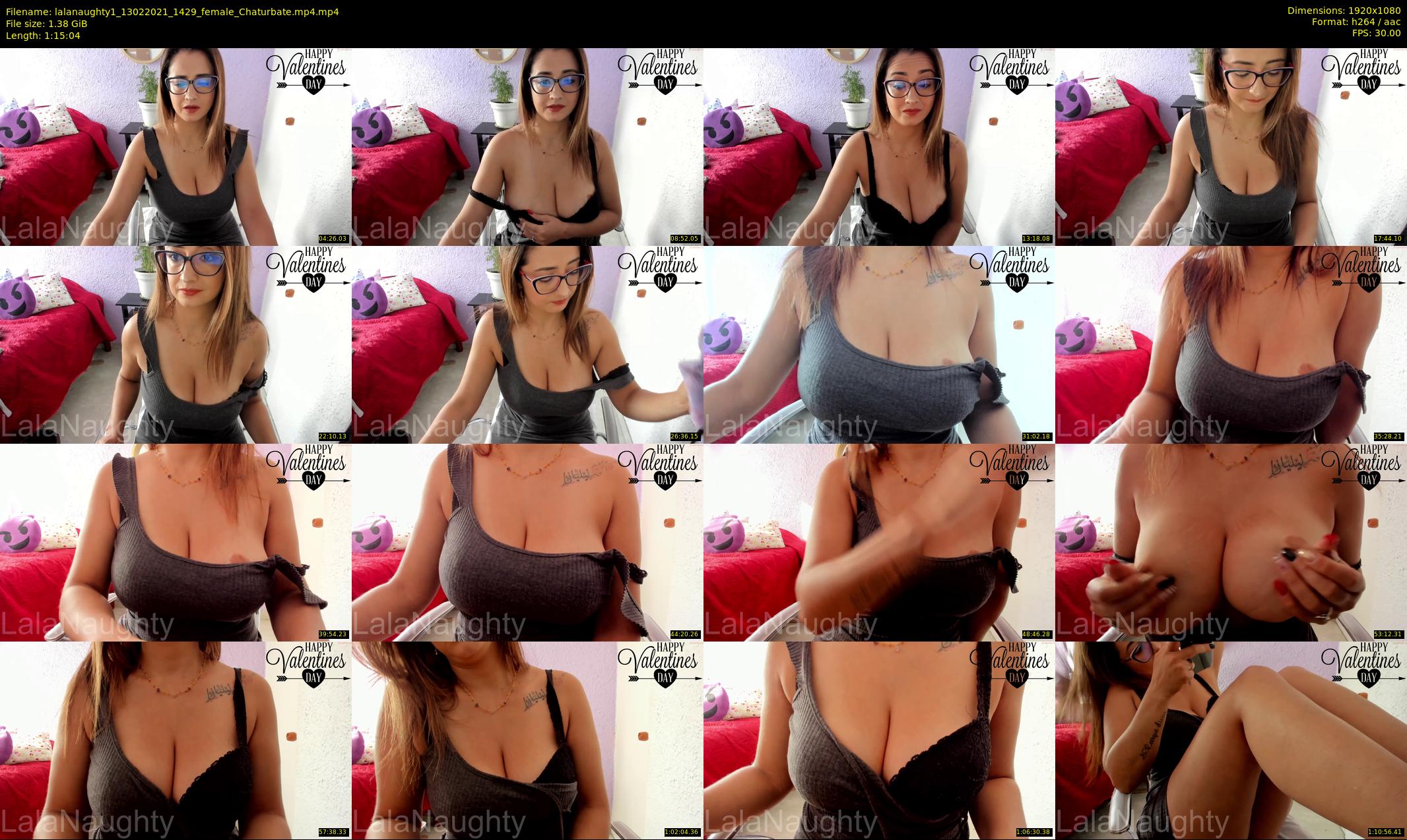 lalanaughty1 — 76 minute Chaturbate female cam show recording, 1080p, Feb 13, 2021