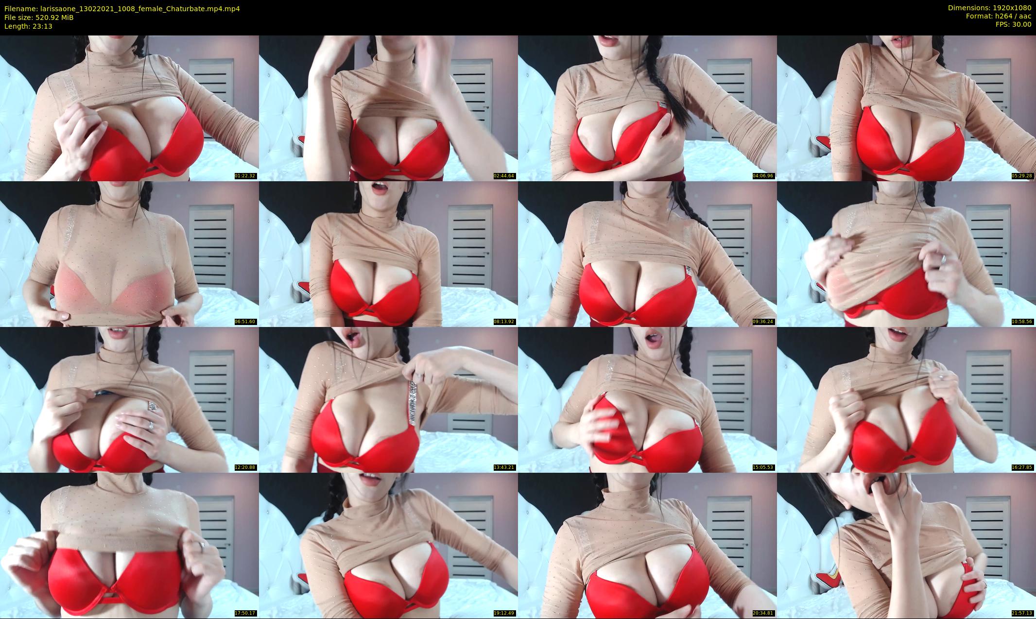 larissaone — 24 minute Chaturbate female cam show recording, 1080p, Feb 13, 2021
