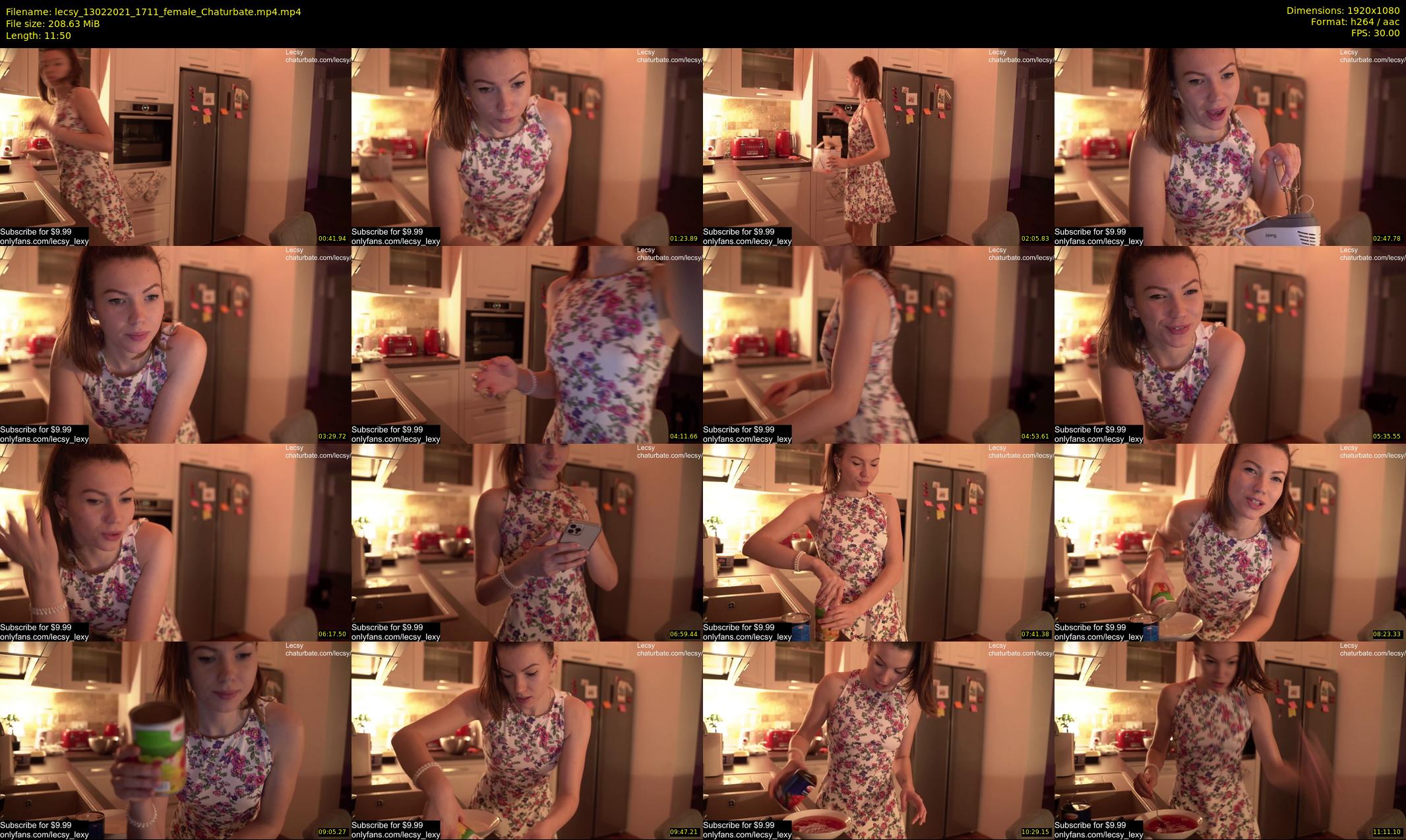 lecsy — 12 minute Chaturbate female cam show recording, 1080p, Feb 13, 2021