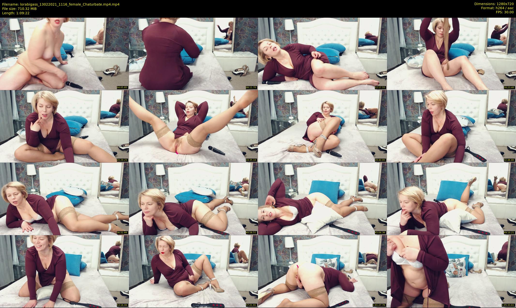 lorabigass — 70 minute Chaturbate female cam show recording, 720p, Feb 13, 2021