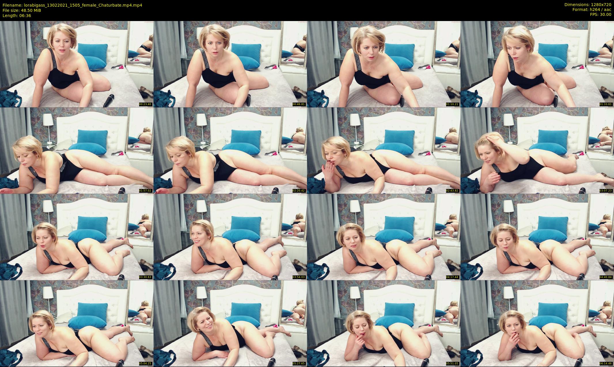 lorabigass — 7 minute Chaturbate female cam show recording, 720p, Feb 13, 2021