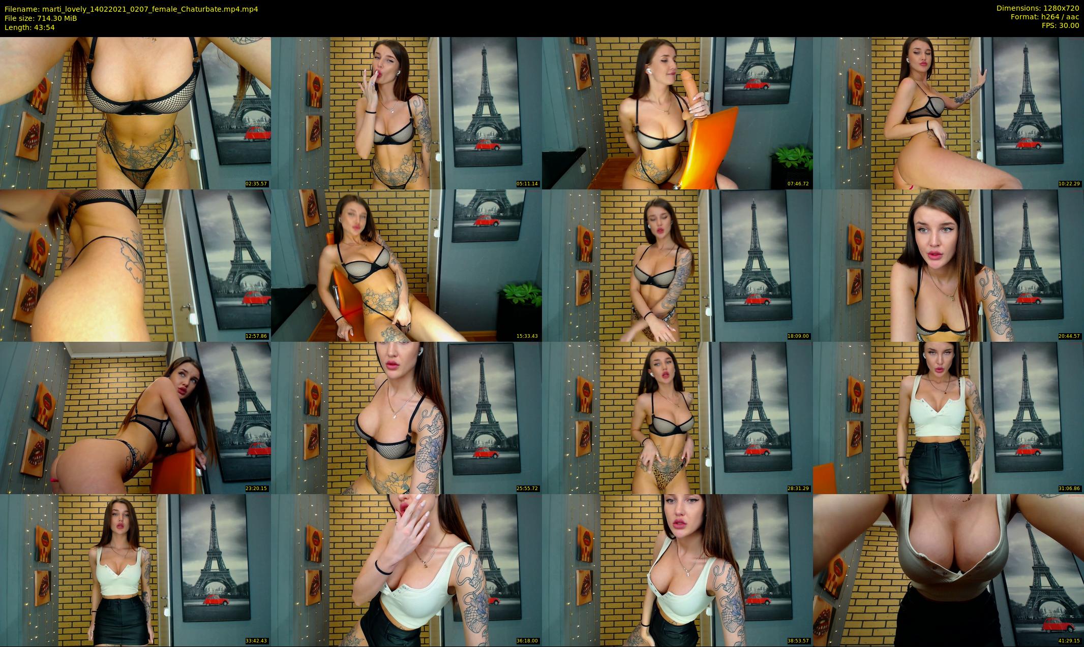 marti_lovely — 44 minute Chaturbate female cam show recording, 720p, Feb 14, 2021