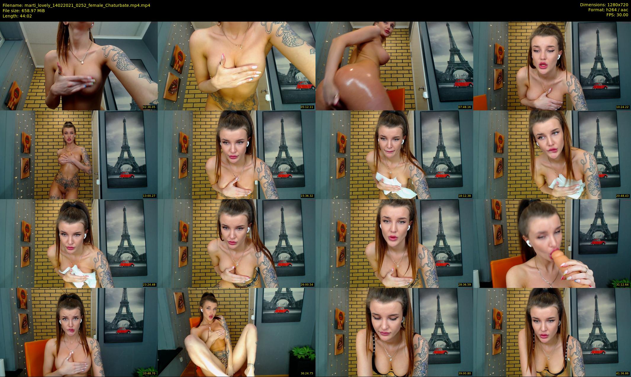 marti_lovely — 45 minute Chaturbate female cam show recording, 720p, Feb 14, 2021