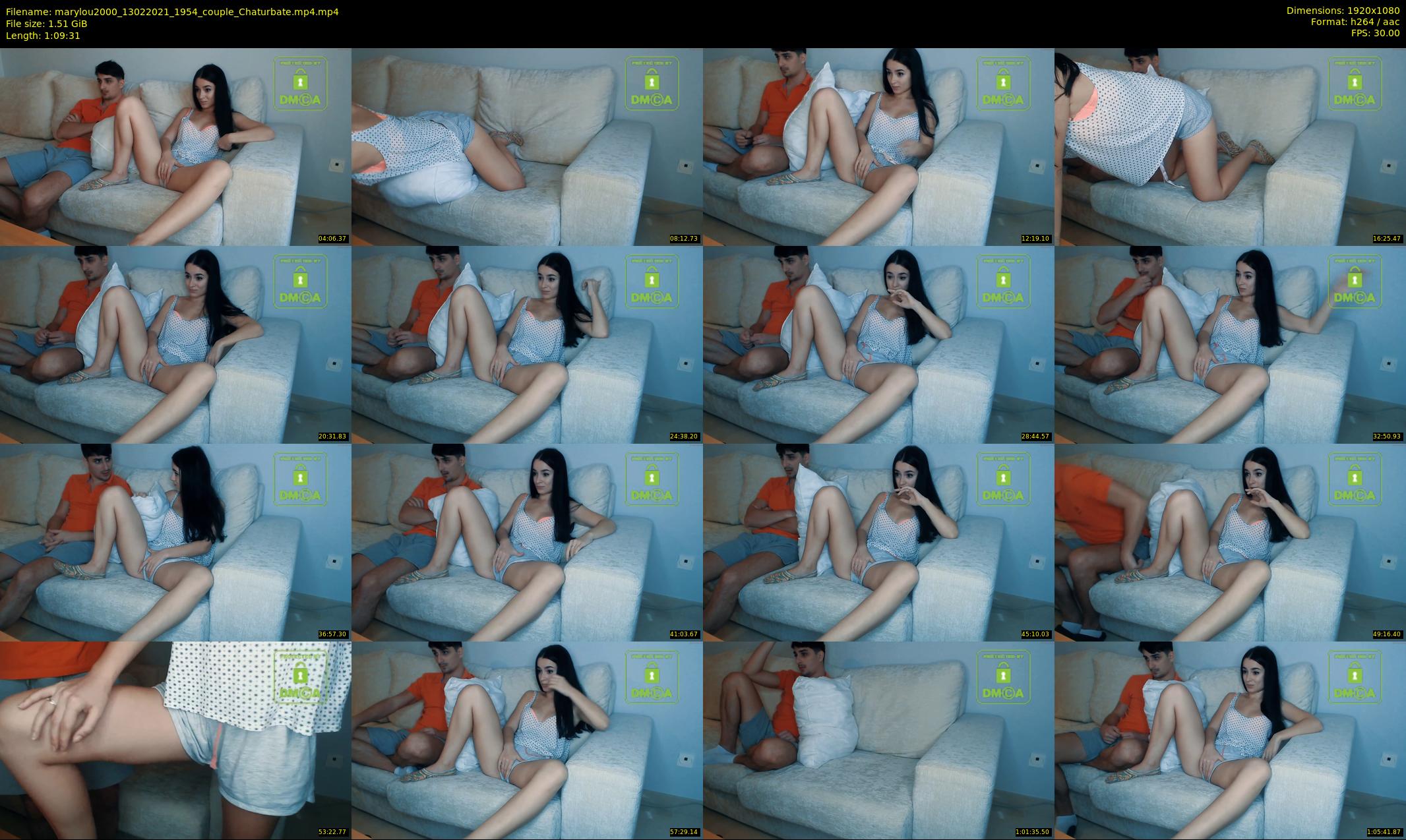marylou2000 — 70 minute Chaturbate couple cam show recording, 1080p, Feb 13, 2021