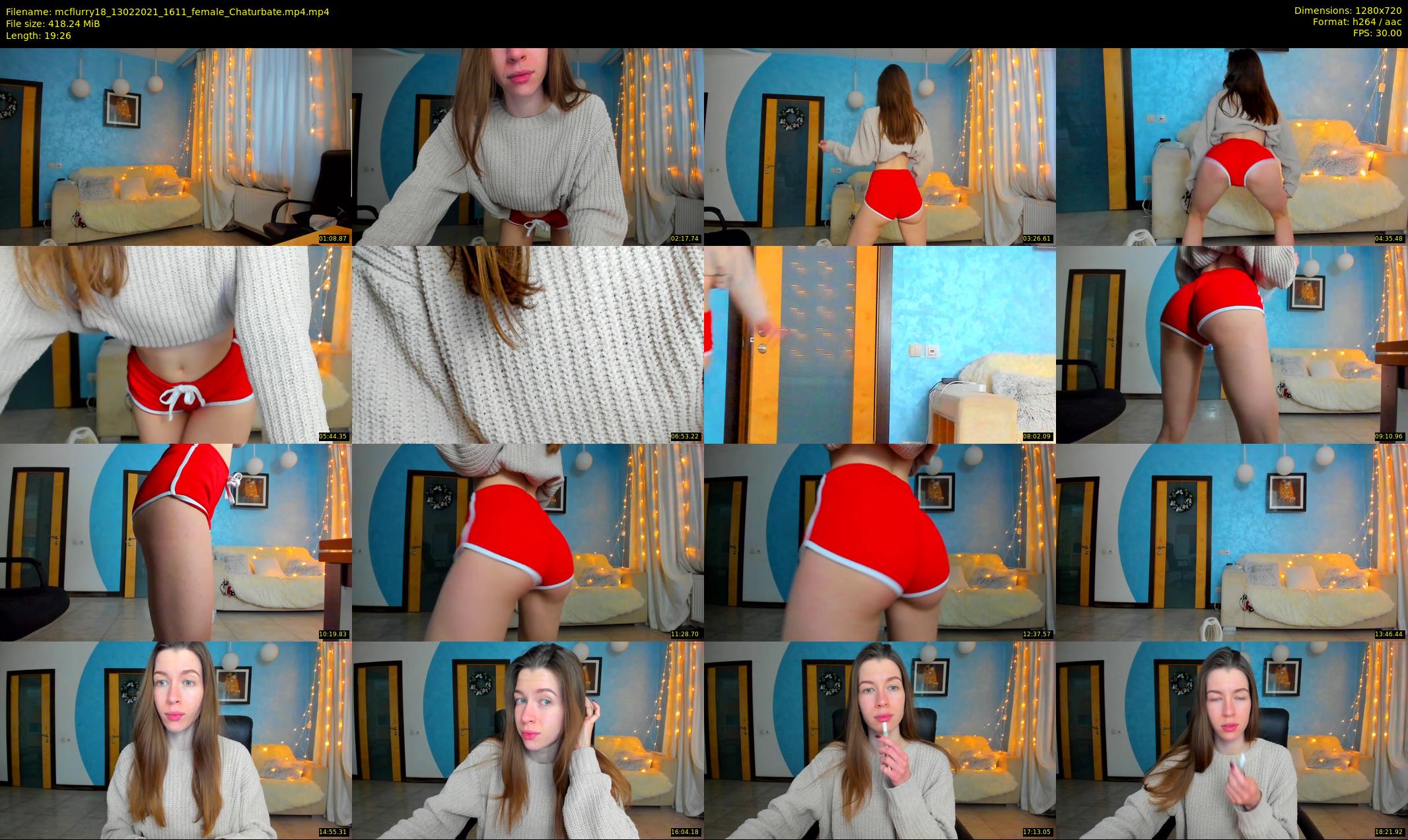 mcflurry18 — 20 minute Chaturbate female cam show recording, 720p, Feb 13, 2021