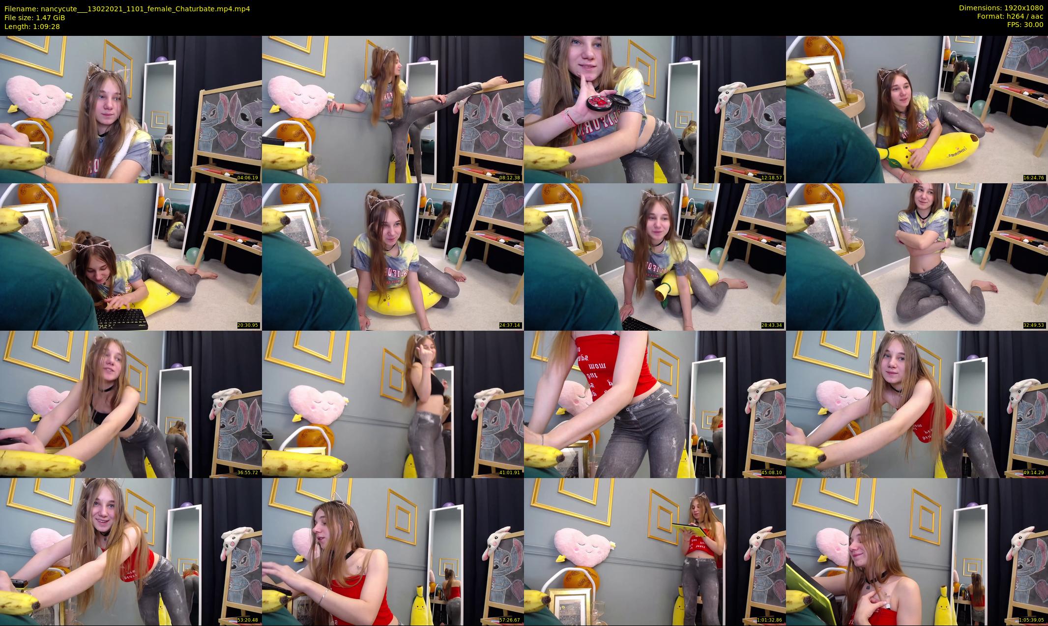 nancycute__ — 70 minute Chaturbate female cam show recording, 1080p, Feb 13, 2021