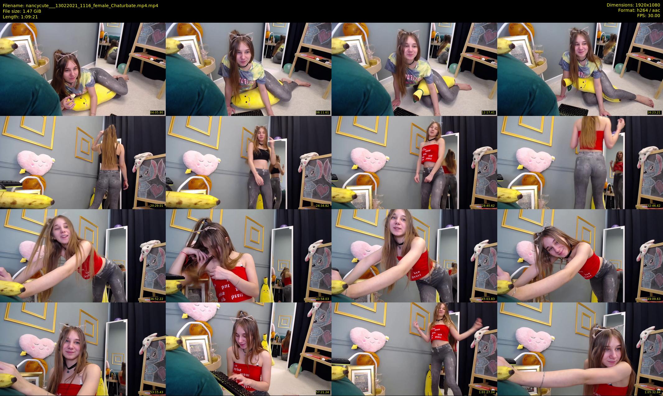 nancycute__ — 70 minute Chaturbate female cam show recording, 1080p, Feb 13, 2021
