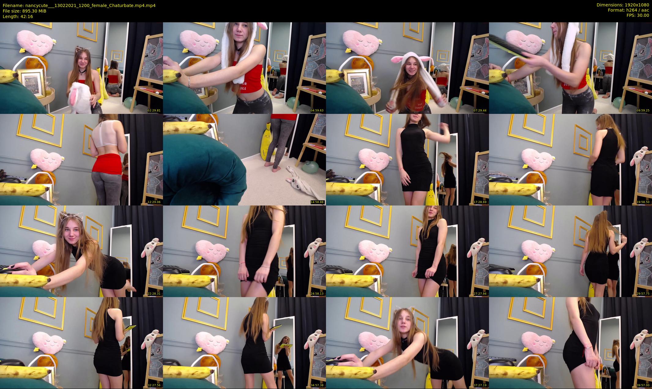 nancycute__ — 43 minute Chaturbate female cam show recording, 1080p, Feb 13, 2021