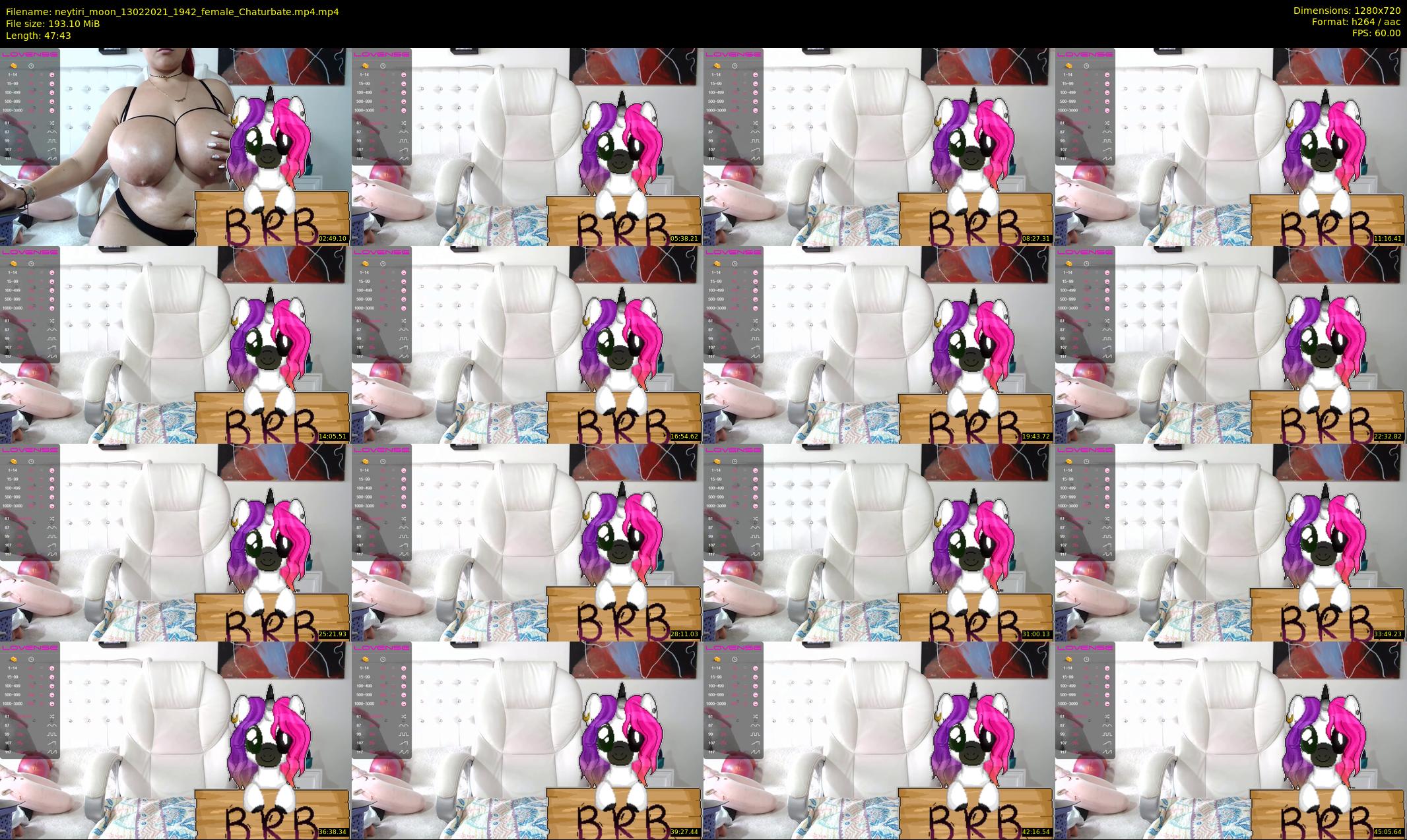 neytiri_moon — 48 minute Chaturbate female cam show recording, 720p, Feb 13, 2021