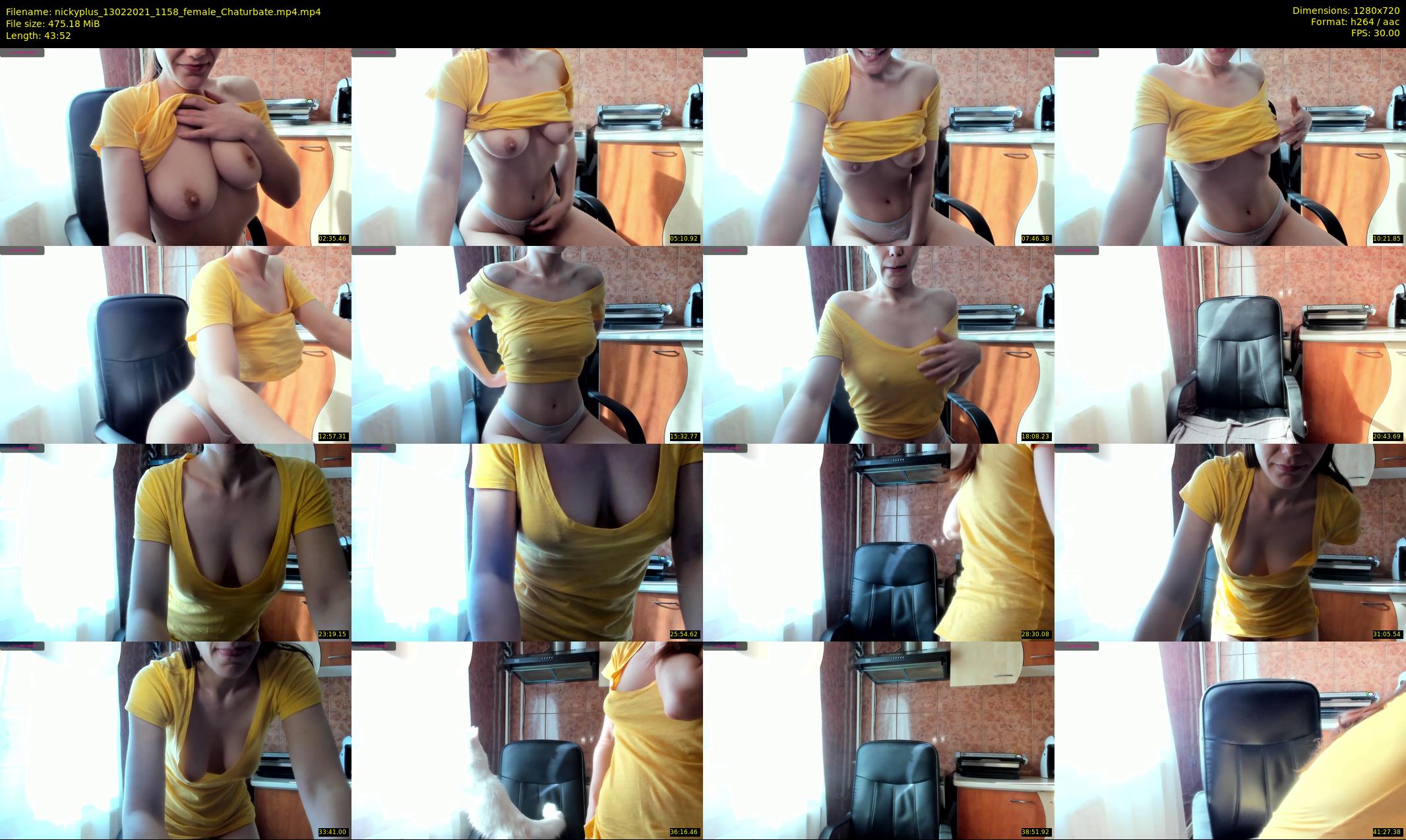 nickyplus — 44 minute Chaturbate couple cam show recording, 720p, Feb 13, 2021