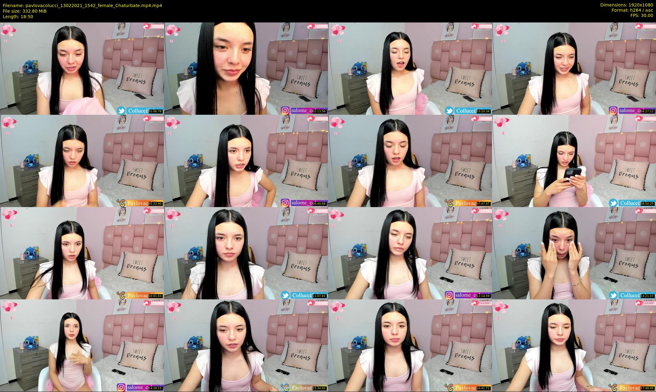 pavlovacolucci — 19 minute Chaturbate female cam show recording, 1080p, Feb 13, 2021