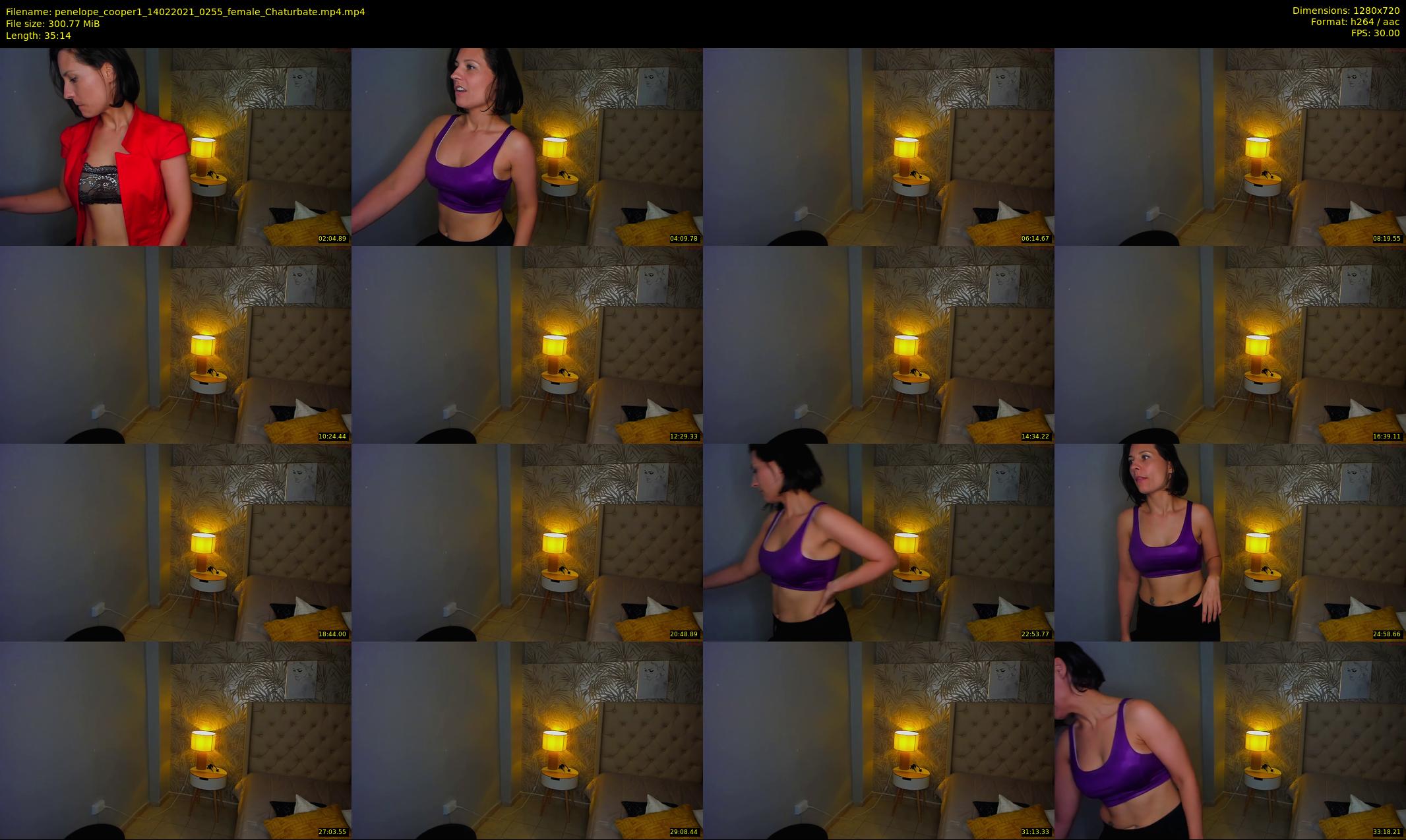 penelope_cooper1 — 36 minute Chaturbate female cam show recording, 720p, Feb 14, 2021
