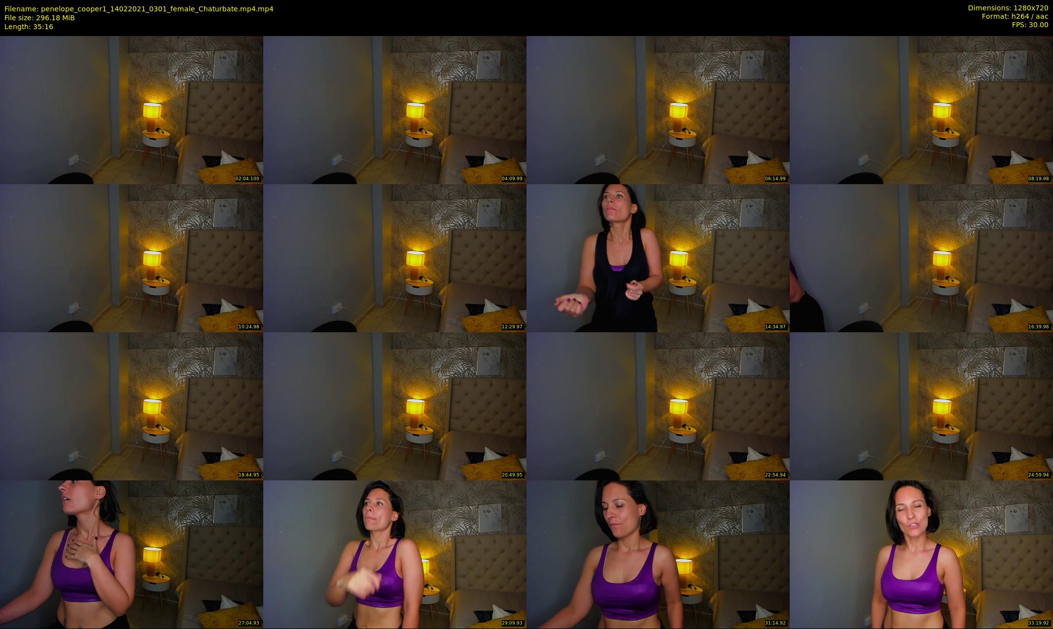 penelope_cooper1 — 36 minute Chaturbate female cam show recording, 720p, Feb 14, 2021