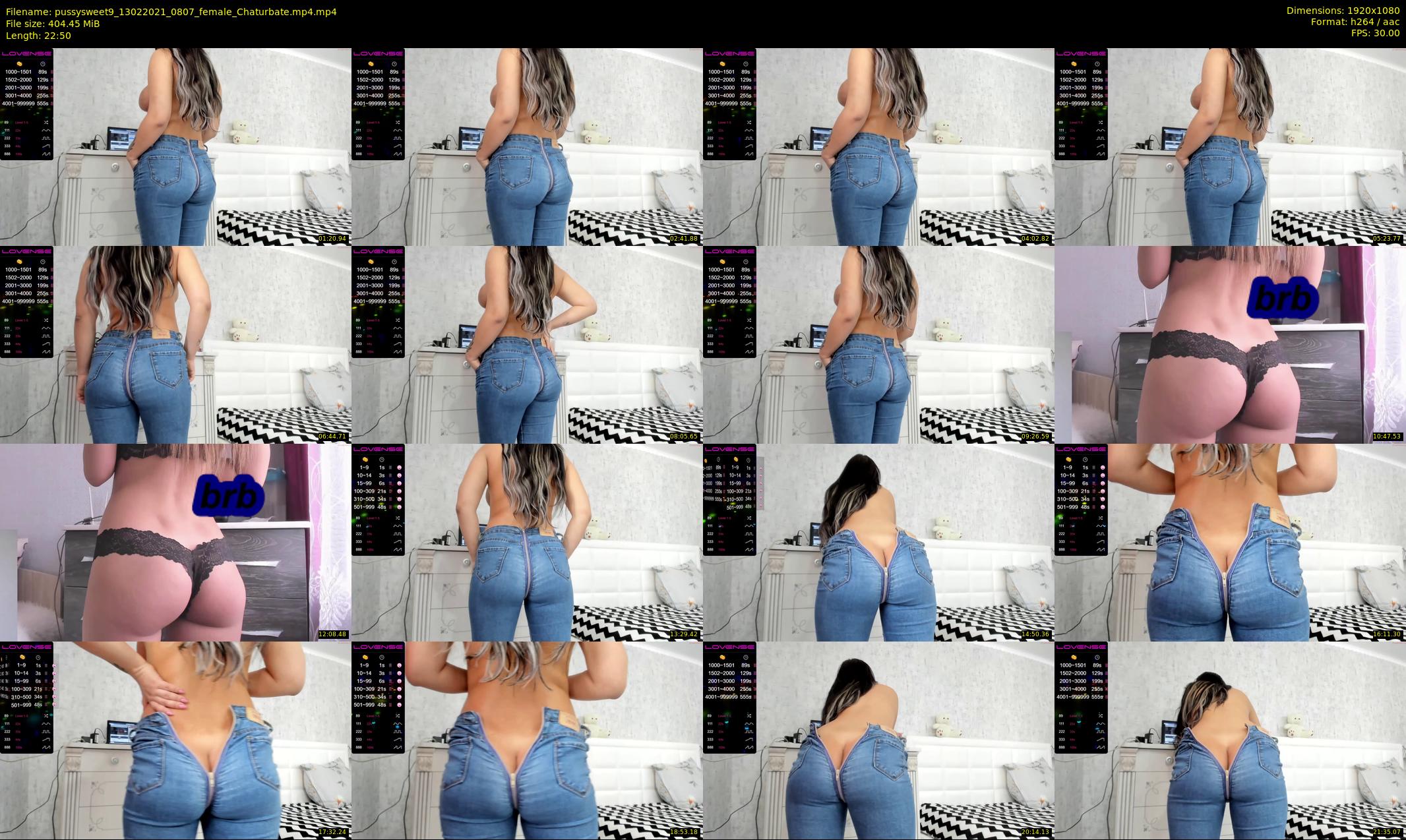 pussysweet9 — 23 minute Chaturbate female cam show recording, 1080p, Feb 13, 2021