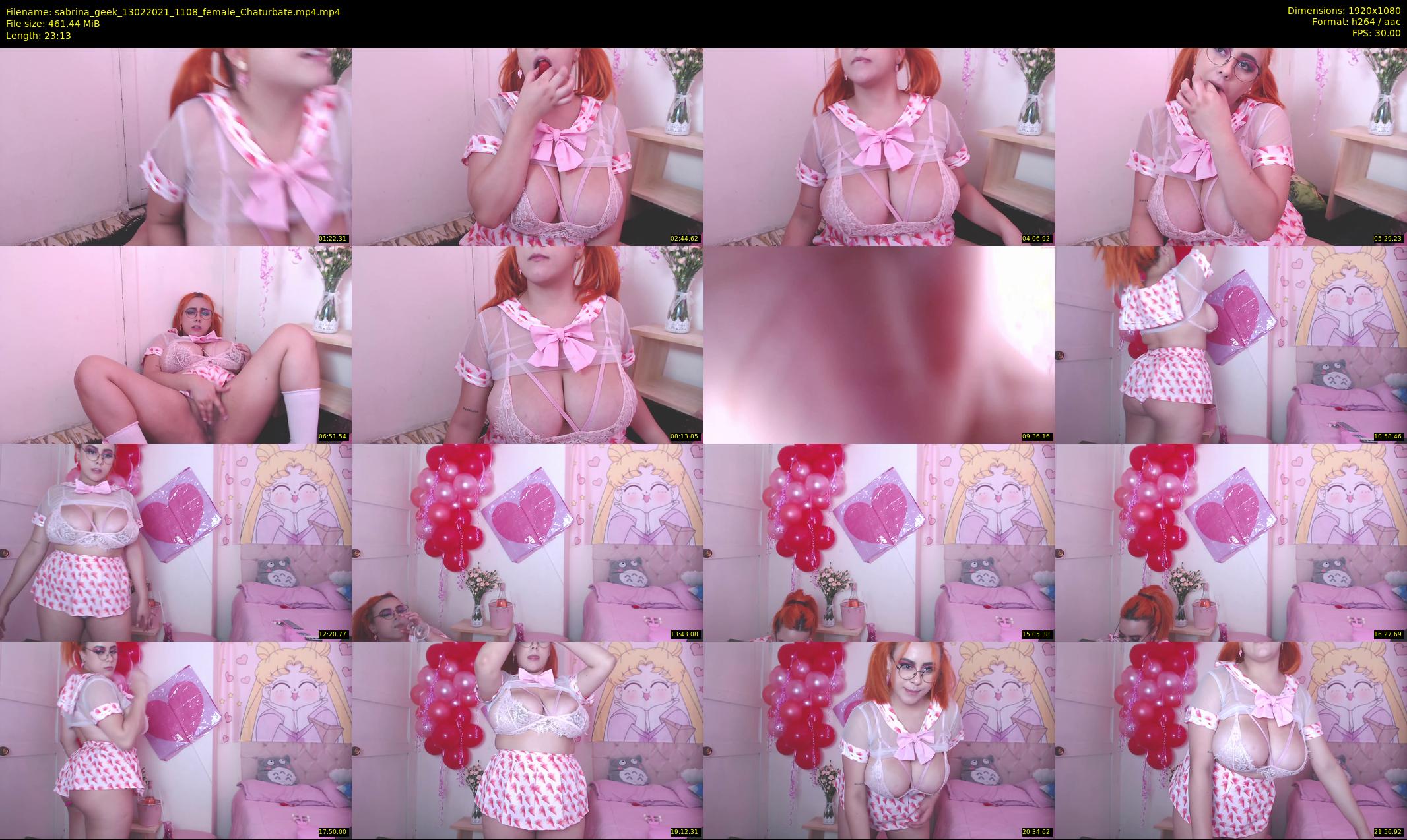 sabrina_geek — 24 minute Chaturbate female cam show recording, 1080p, Feb 13, 2021