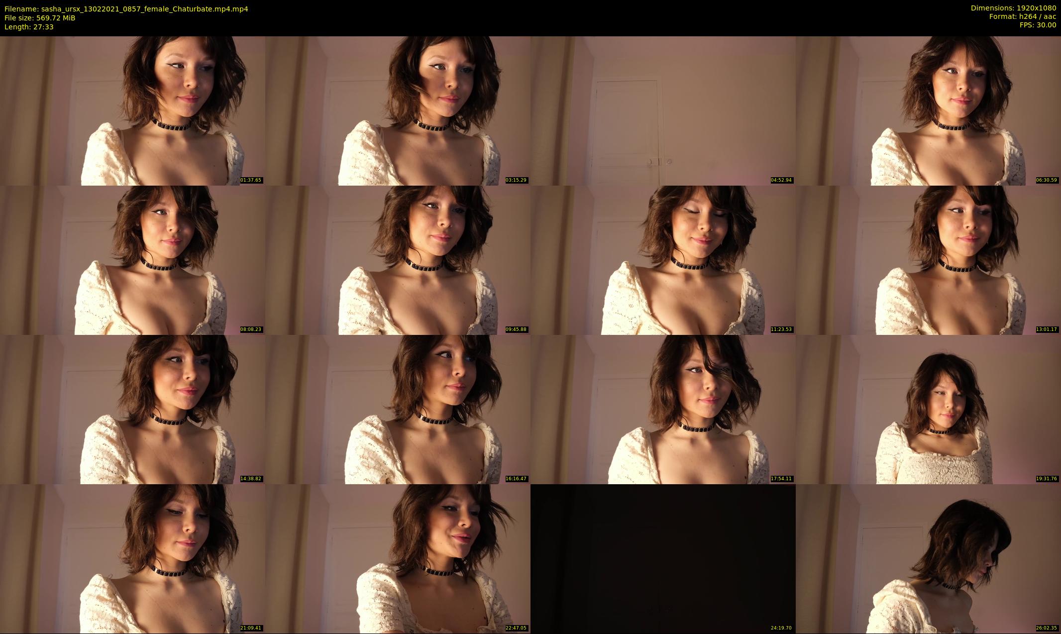 sasha_ursx — 28 minute Chaturbate female cam show recording, 1080p, Feb 13, 2021