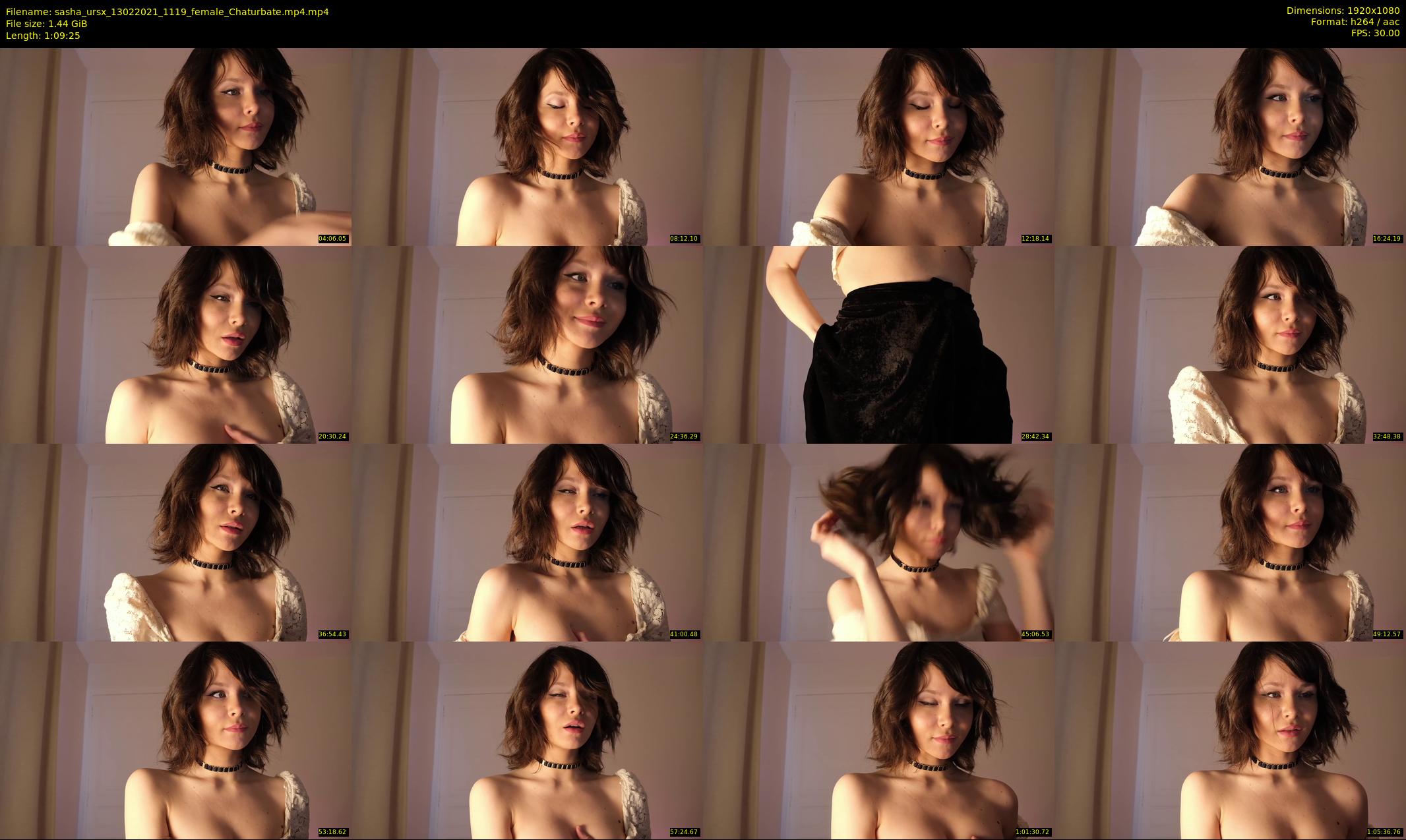 sasha_ursx — 70 minute Chaturbate female cam show recording, 1080p, Feb 13, 2021