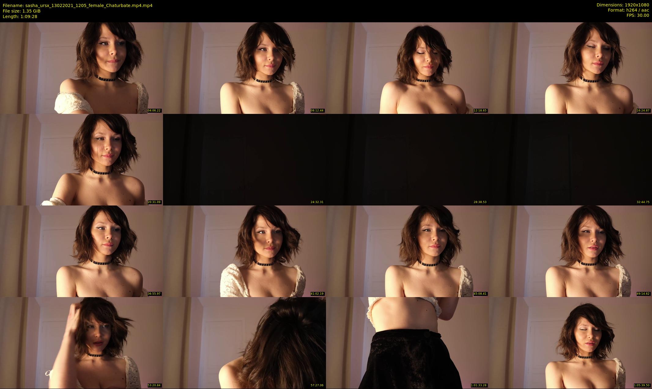 sasha_ursx — 70 minute Chaturbate female cam show recording, 1080p, Feb 13, 2021