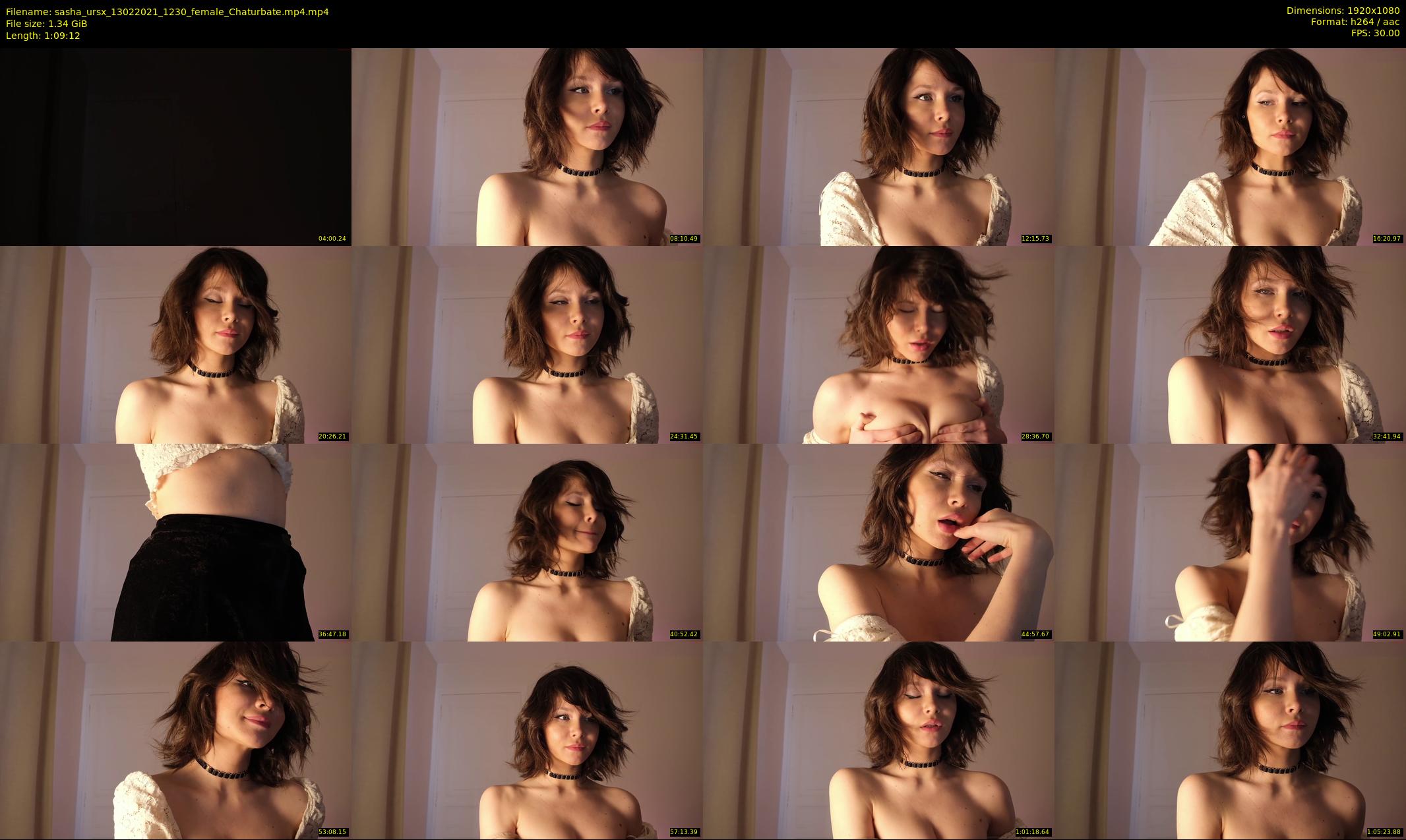sasha_ursx — 70 minute Chaturbate female cam show recording, 1080p, Feb 13, 2021
