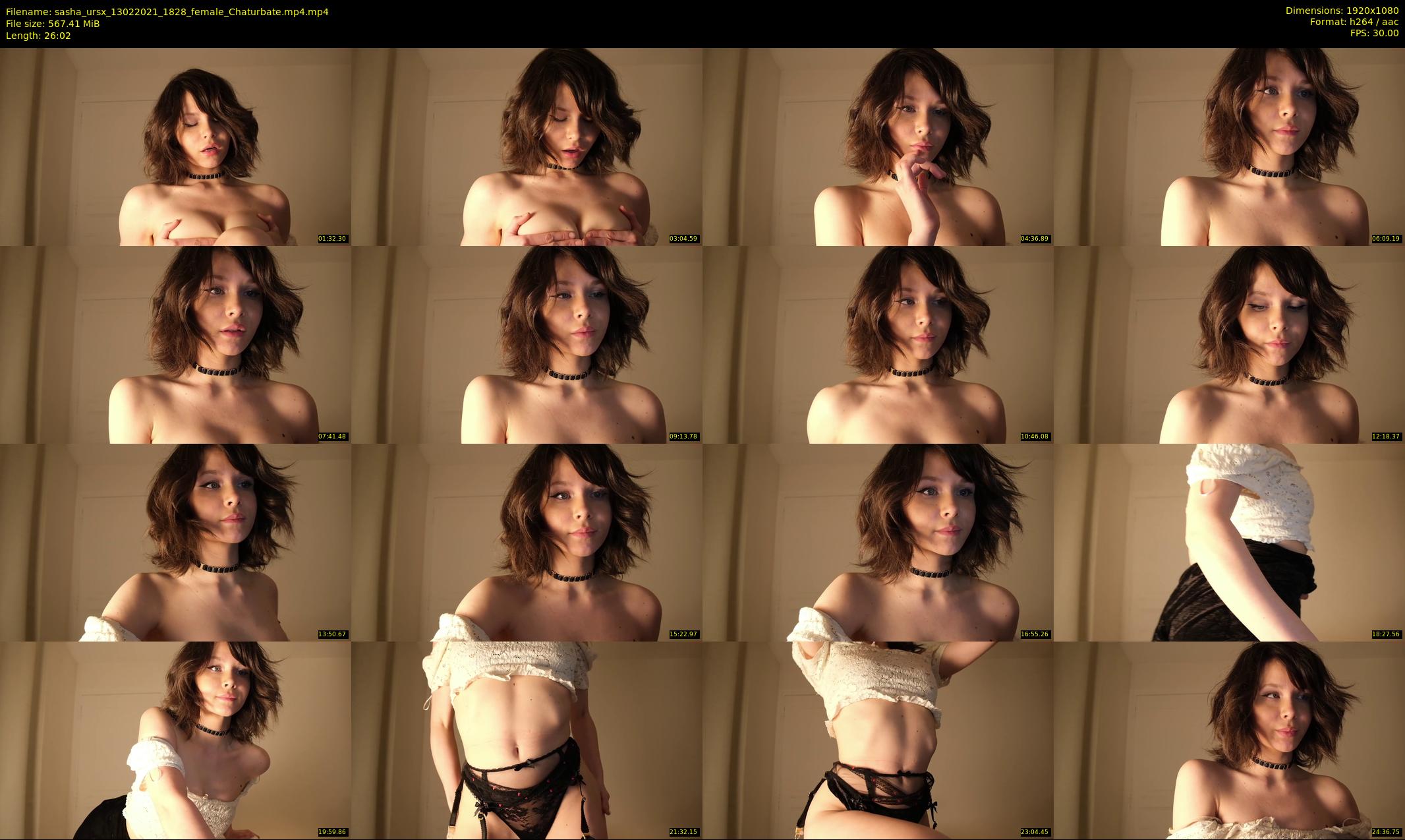 sasha_ursx — 27 minute Chaturbate female cam show recording, 1080p, Feb 13, 2021