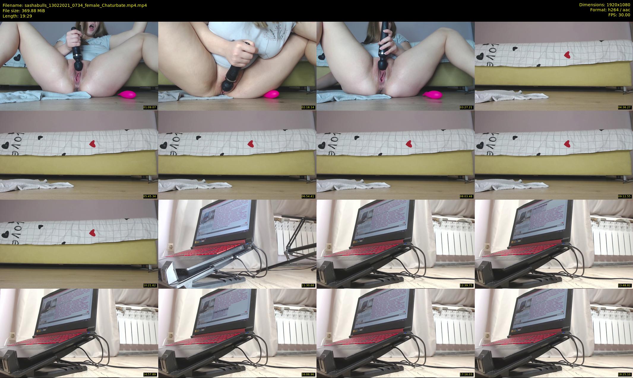 sashabulls — 20 minute Chaturbate couple cam show recording, 1080p, Feb 13, 2021