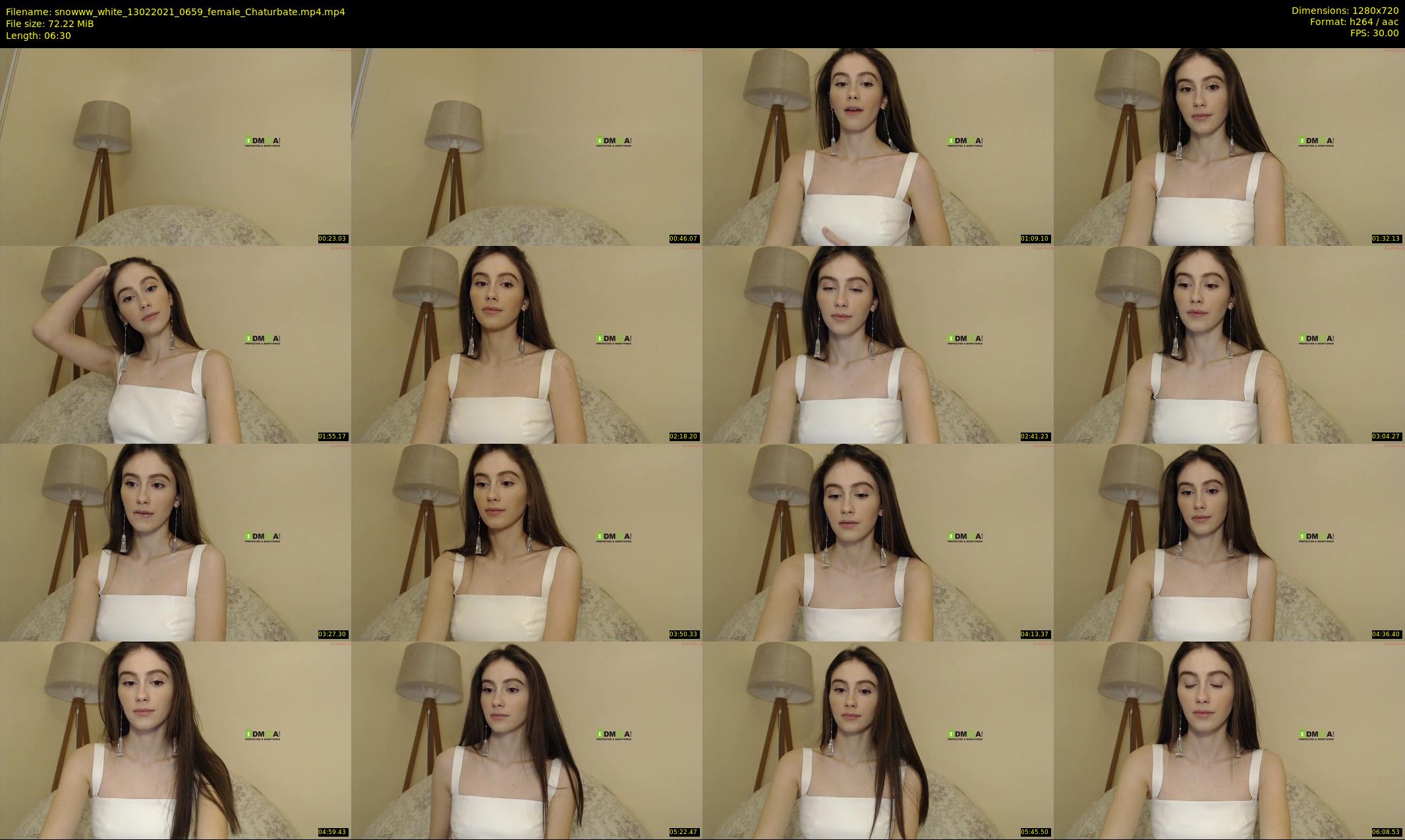 snowww_white — 7 minute Chaturbate female cam show recording, 720p, Feb 13, 2021
