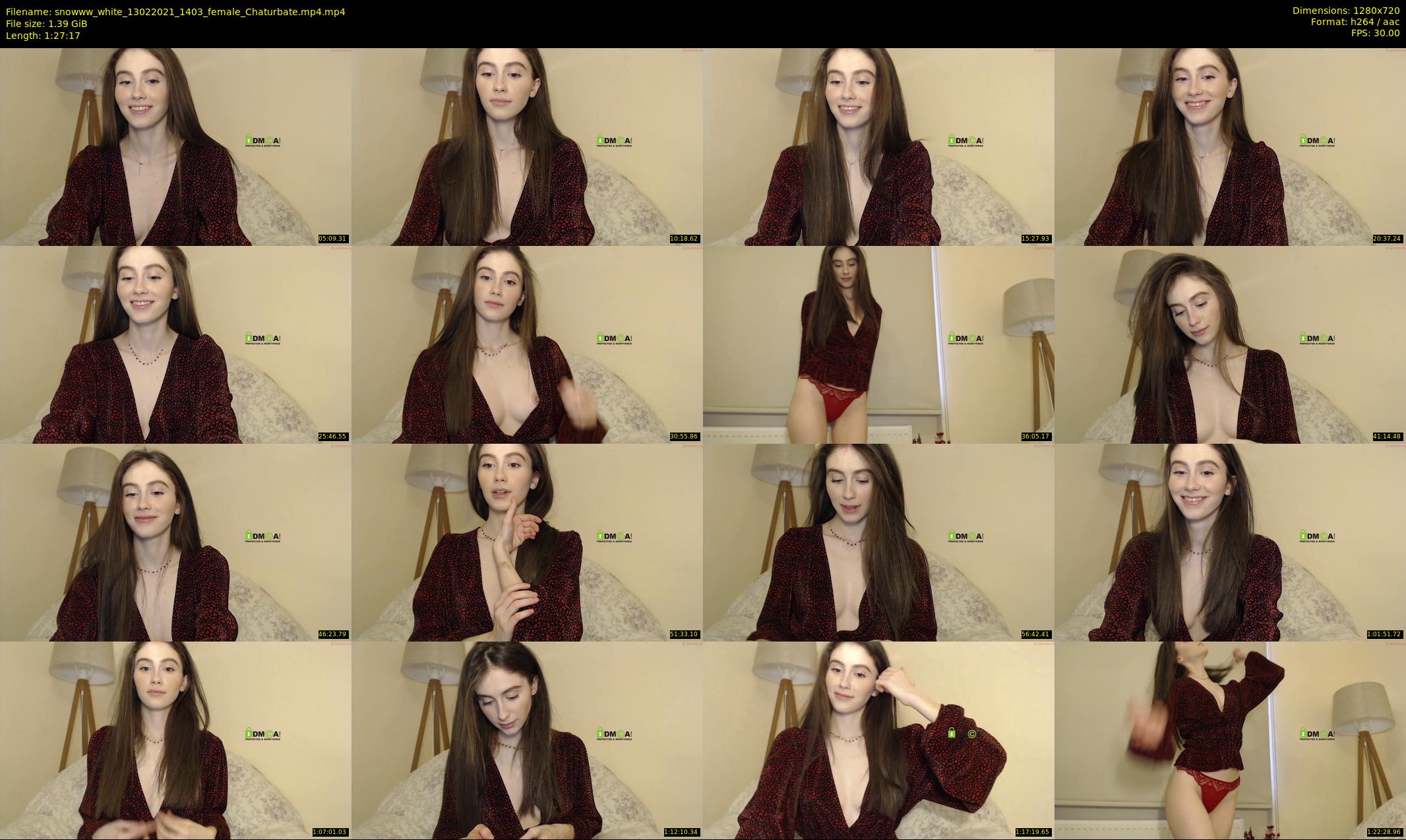 snowww_white — 88 minute Chaturbate female cam show recording, 720p, Feb 13, 2021