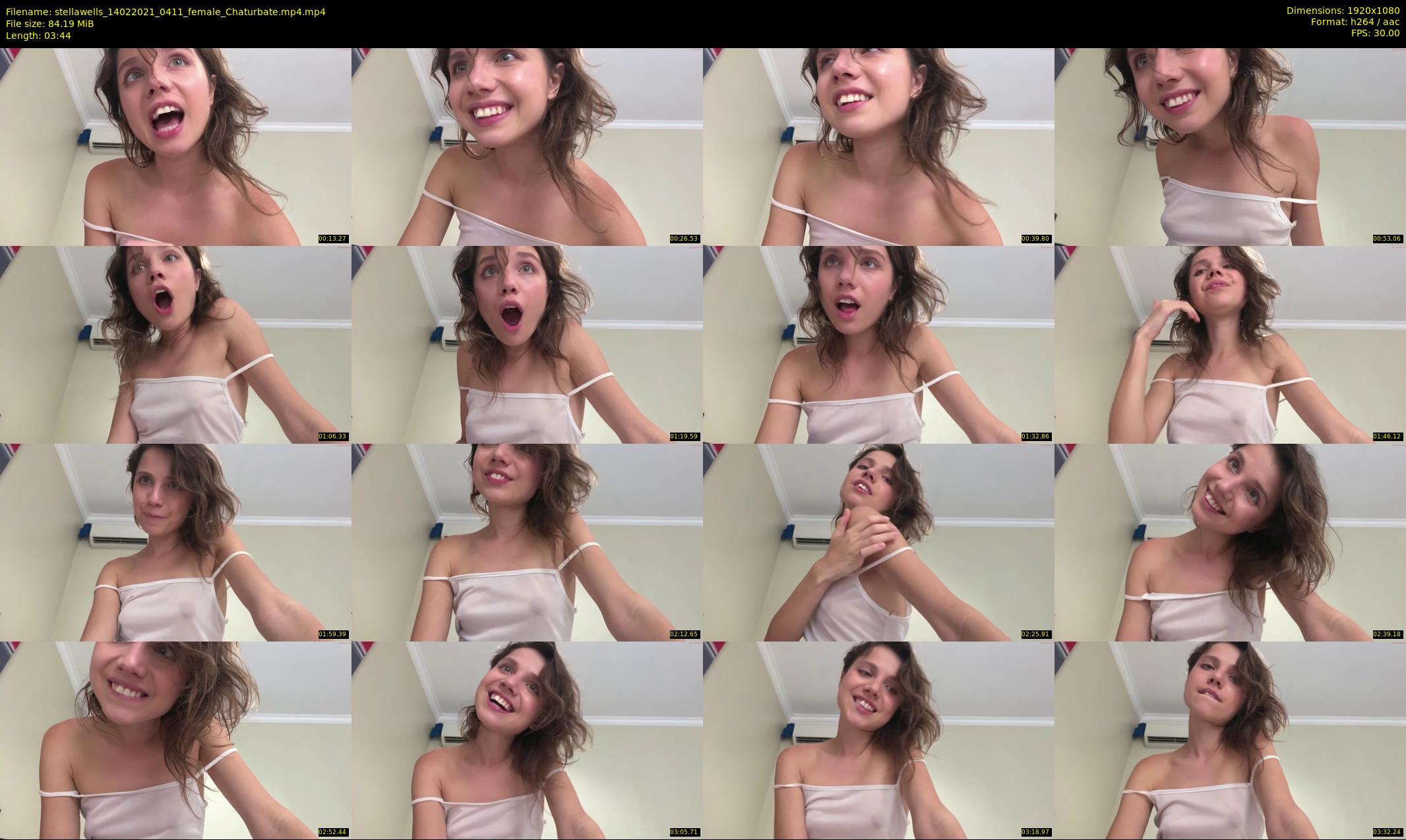 stellawells — 4 minute Chaturbate female cam show recording, 1080p, Feb 14, 2021