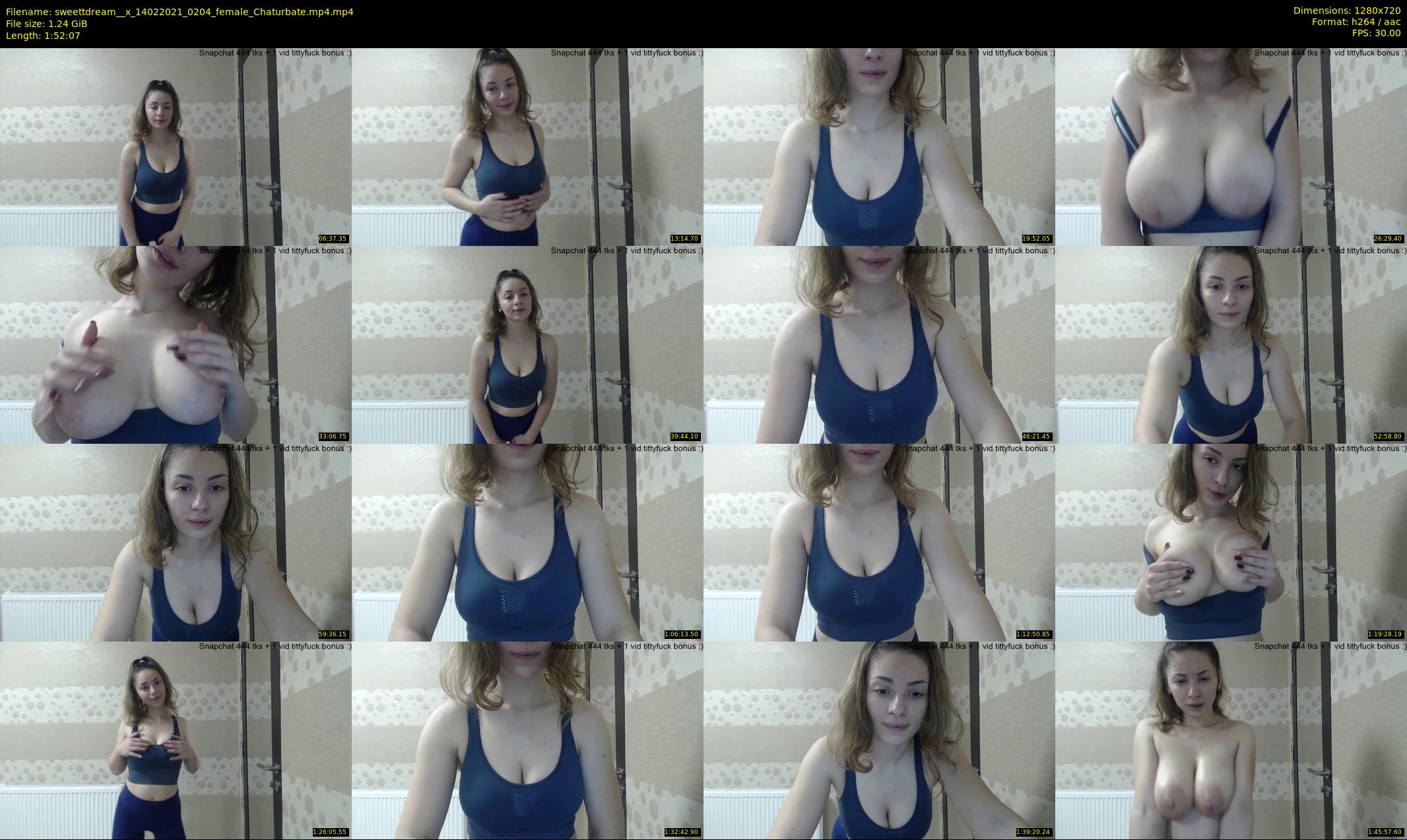 sweettdream__x — 113 minute Chaturbate female cam show recording, 720p, Feb 14, 2021