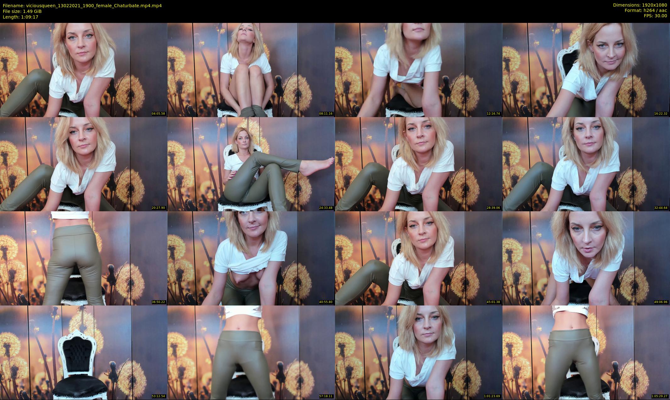 viciousqueen — 70 minute Chaturbate female cam show recording, 1080p, Feb 13, 2021