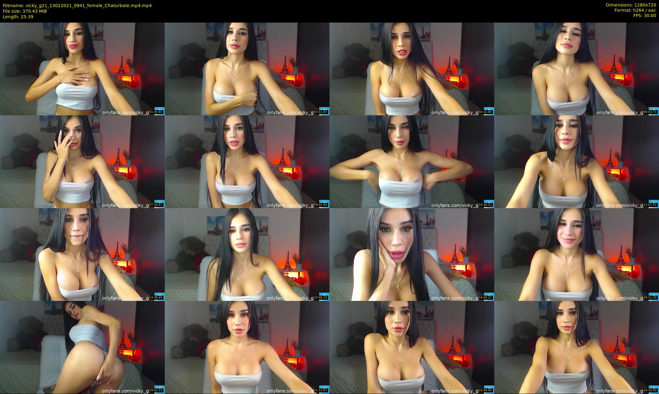 vicky_g21 — 26 minute Chaturbate female cam show recording, 720p, Feb 13, 2021