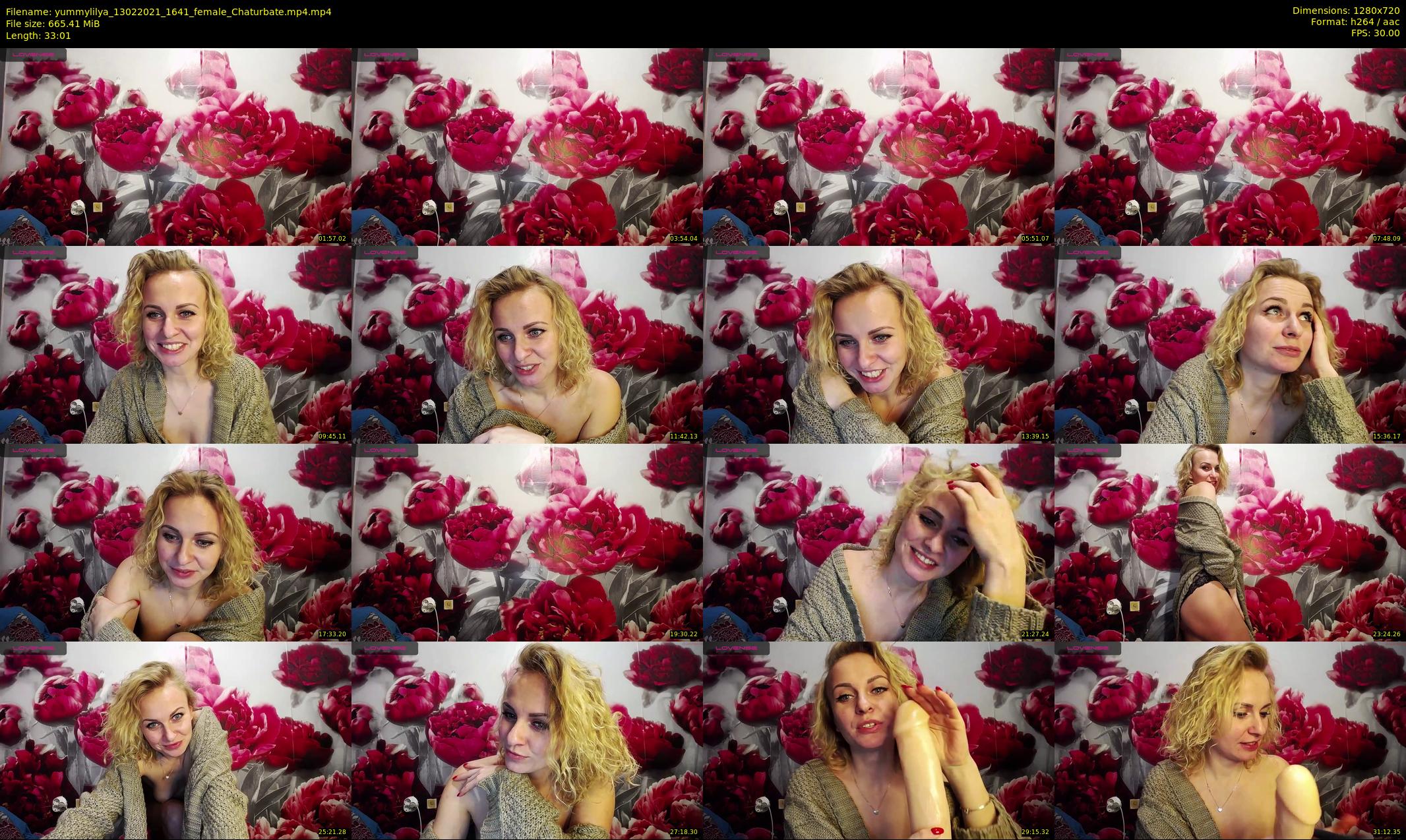 yummylilya — 34 minute Chaturbate female cam show recording, 720p, Feb 13, 2021