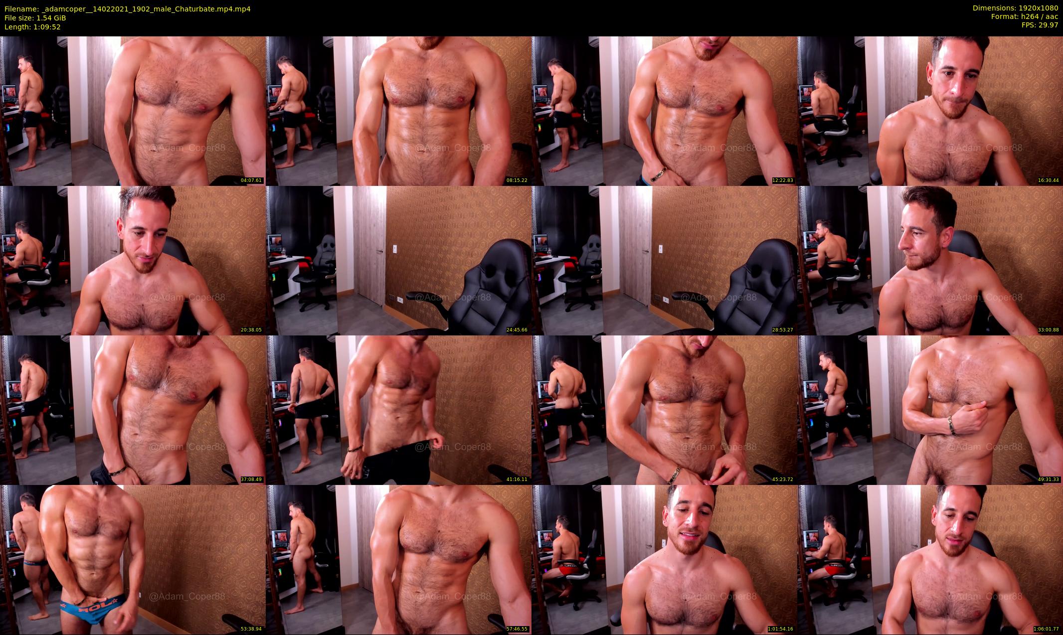 _adamcoper_ — 70 minute Chaturbate male cam show recording, 1080p, Feb 14, 2021