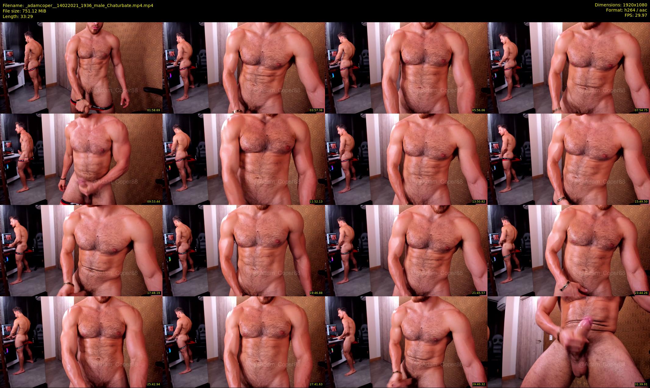 _adamcoper_ — 34 minute Chaturbate male cam show recording, 1080p, Feb 14, 2021
