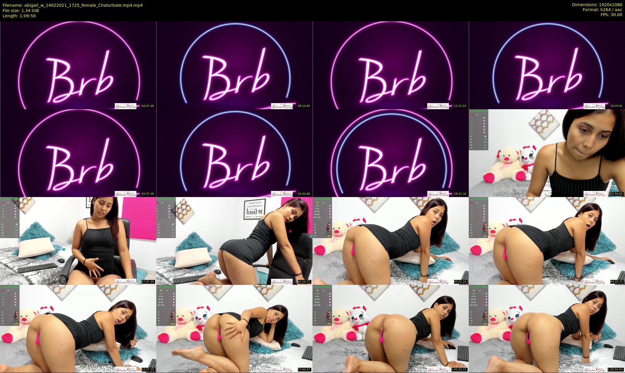 abigail_w — 70 minute Chaturbate female cam show recording, 1080p, Feb 14, 2021