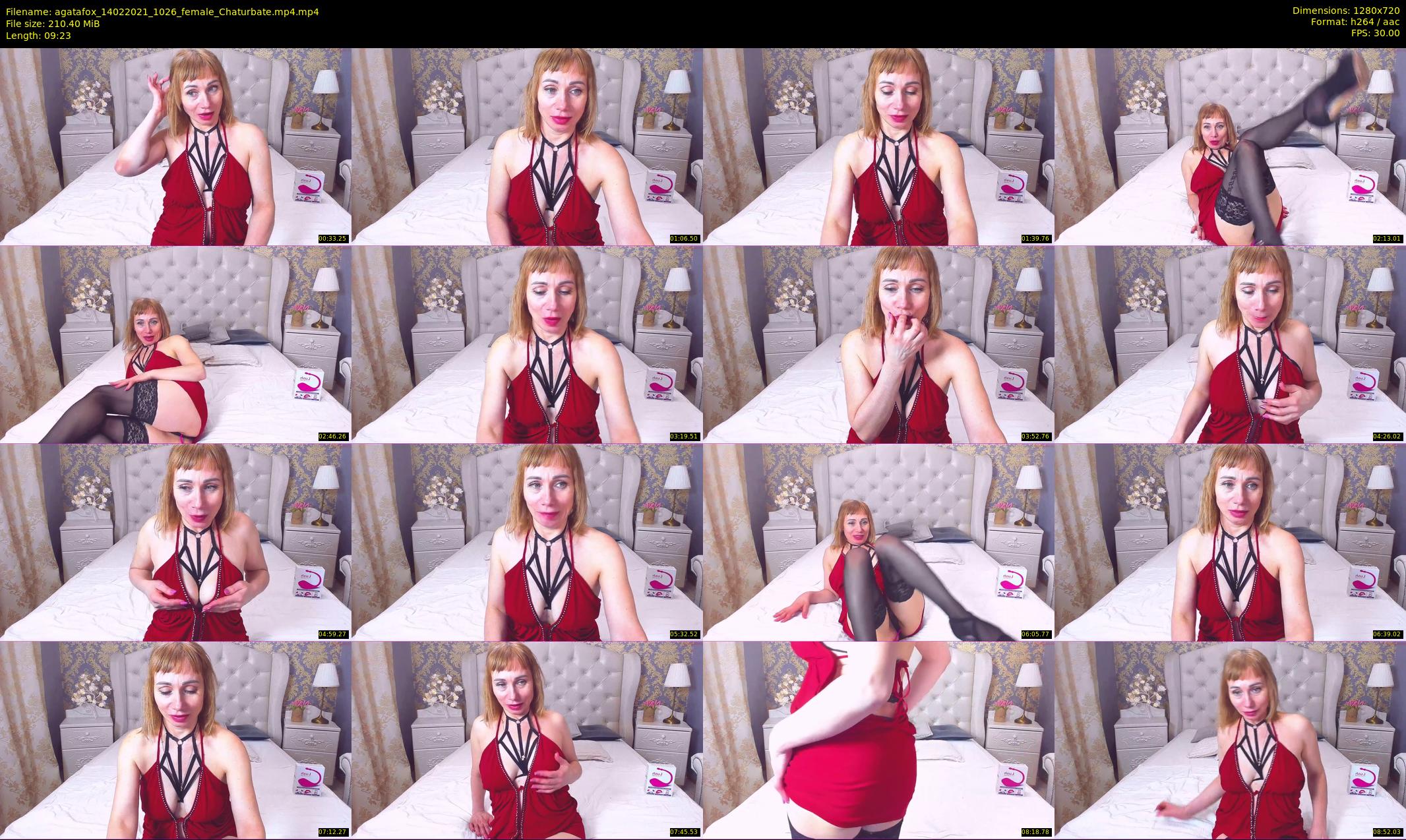 agatafox — 10 minute Chaturbate female cam show recording, 720p, Feb 14, 2021