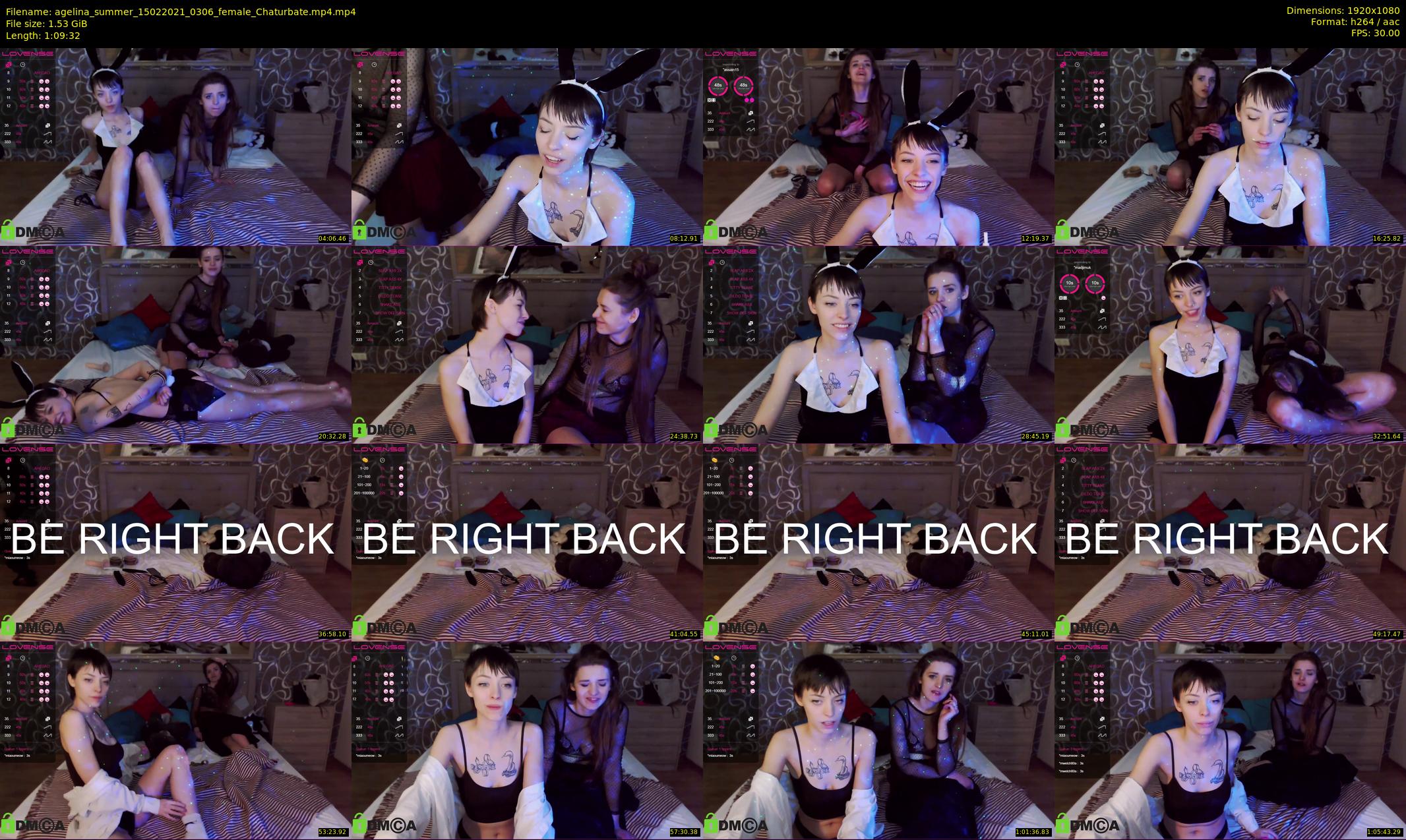 agelina_summer — 70 minute Chaturbate female cam show recording, 1080p, Feb 15, 2021