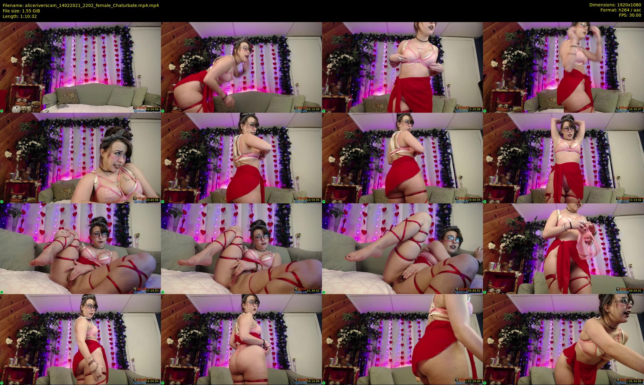 aliceriverscam — 71 minute Chaturbate female cam show recording, 1080p, Feb 14, 2021