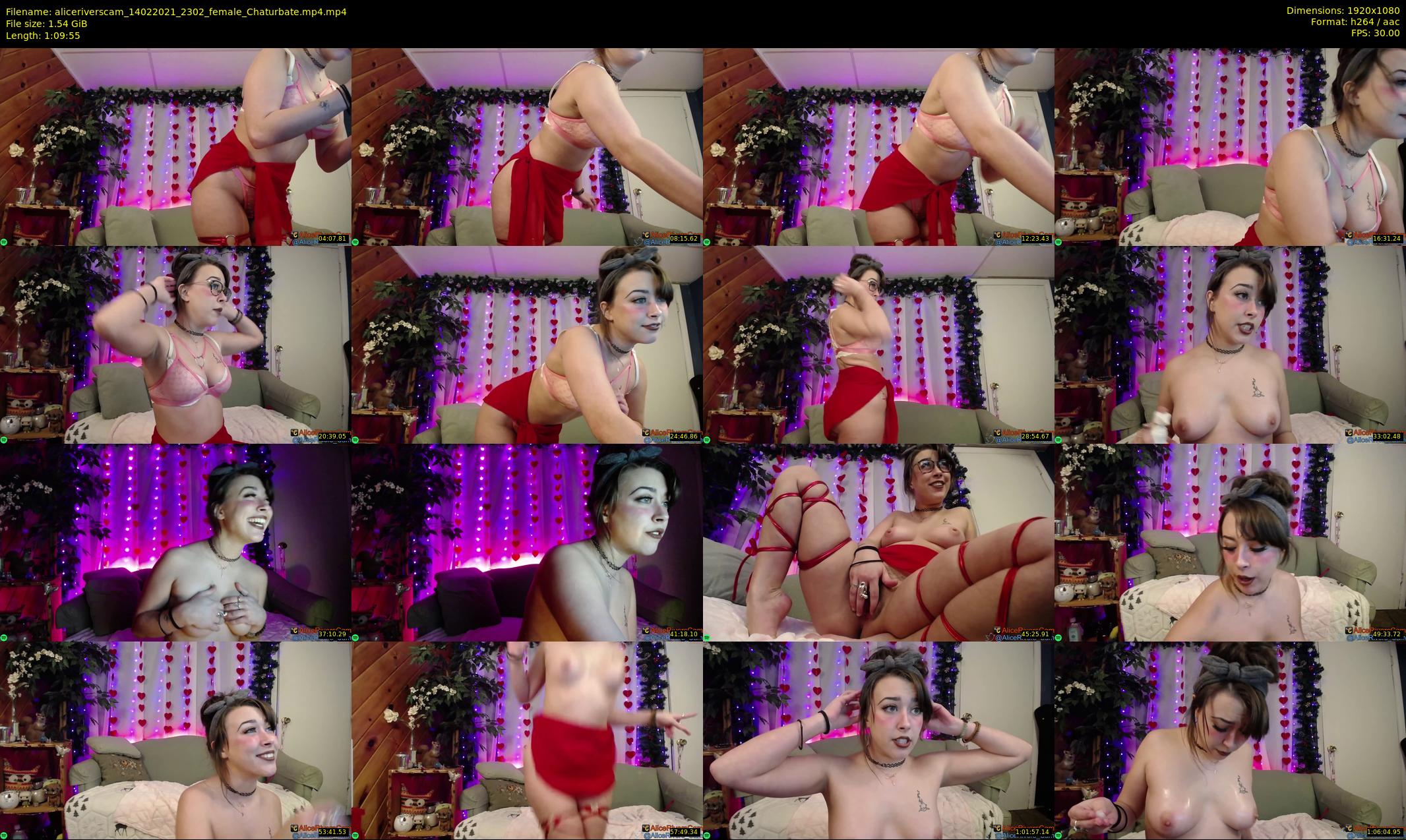 aliceriverscam — 70 minute Chaturbate female cam show recording, 1080p, Feb 14, 2021