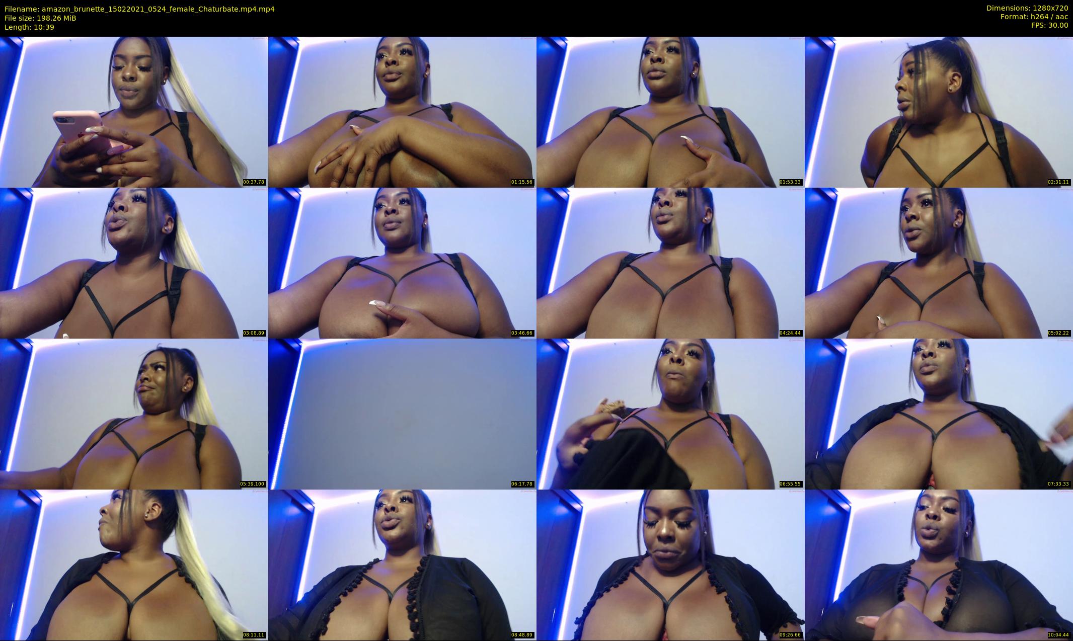 amazon_brunette — 11 minute Chaturbate female cam show recording, 720p, Feb 15, 2021