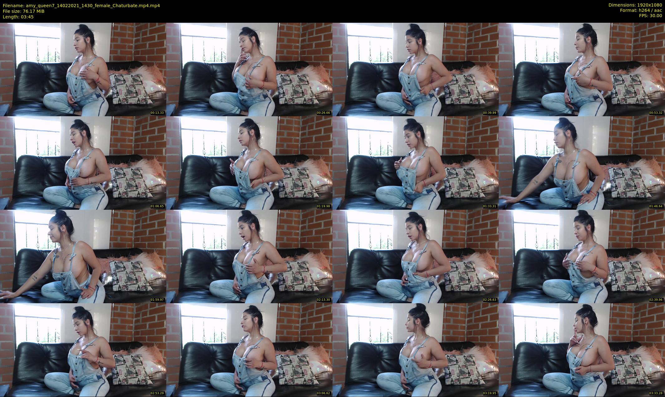 amy_queen7 — 4 minute Chaturbate female cam show recording, 1080p, Feb 14, 2021